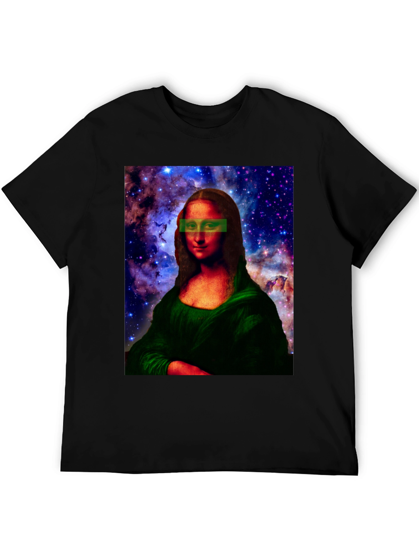 Mona Lisa Galaxy T-Shirt - Artistic Graphic Tee