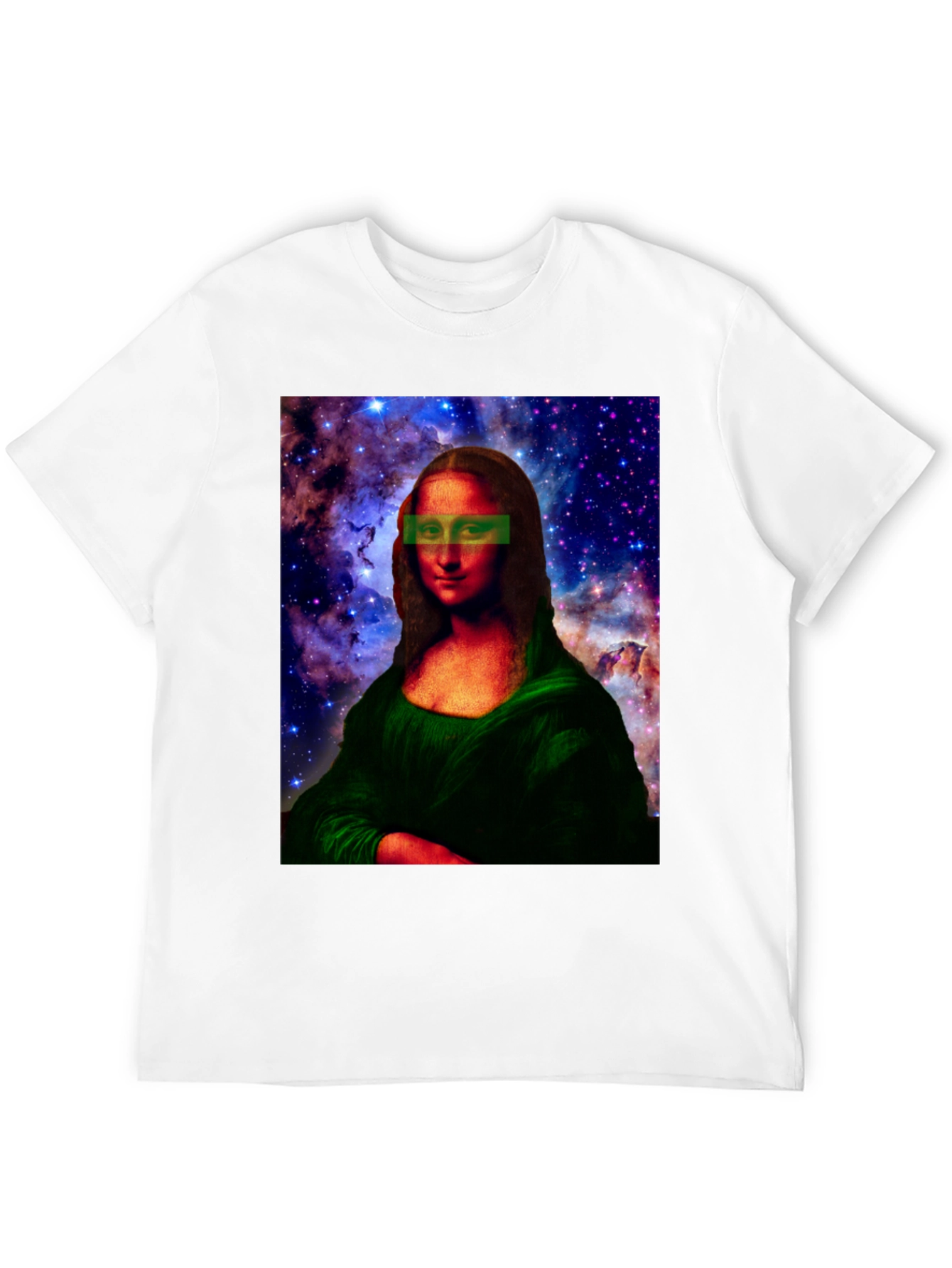 Mona Lisa Galaxy T-Shirt - Artistic Graphic Tee