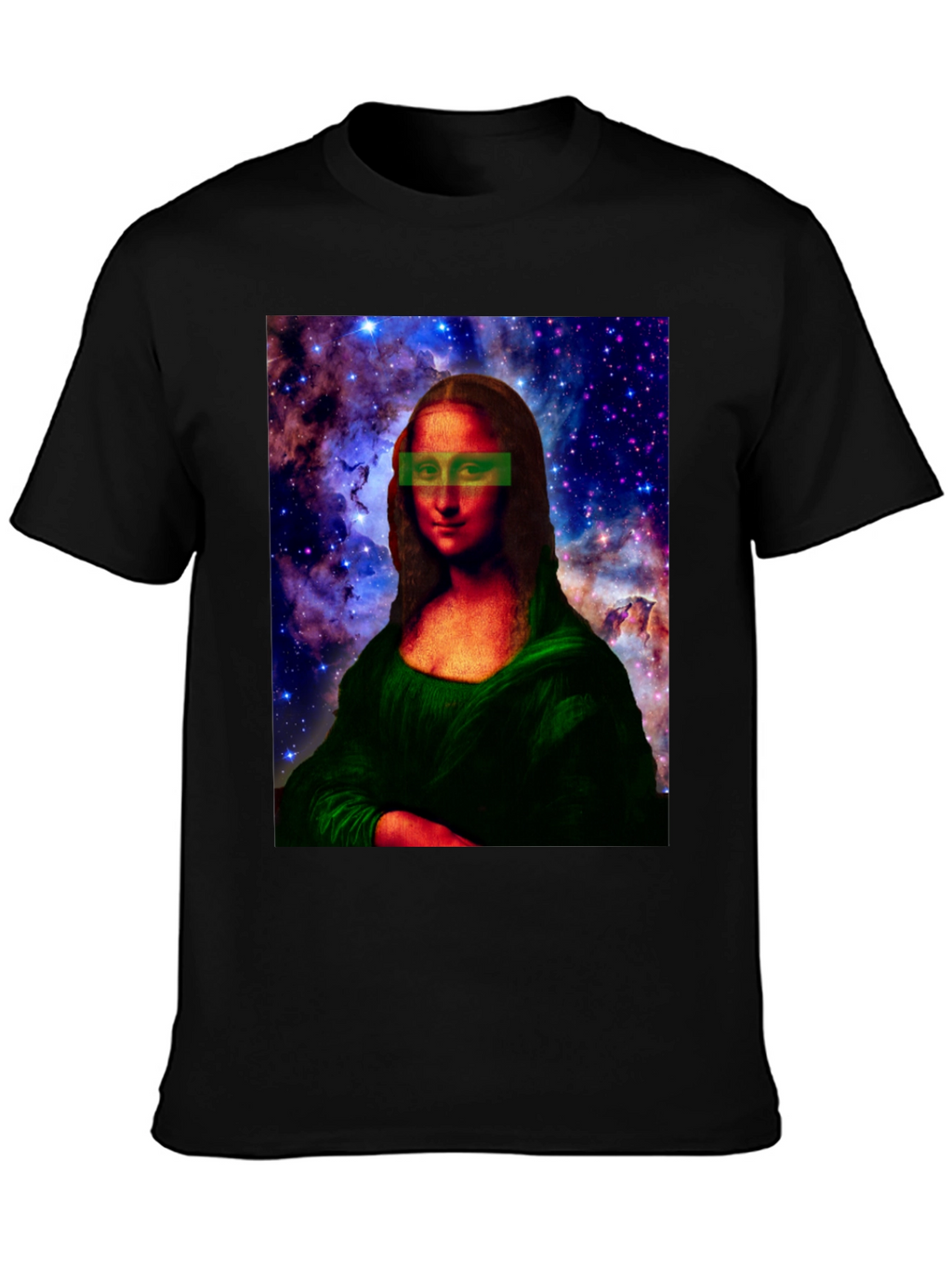 Mona Lisa Galaxy T-Shirt - Artistic Graphic Tee