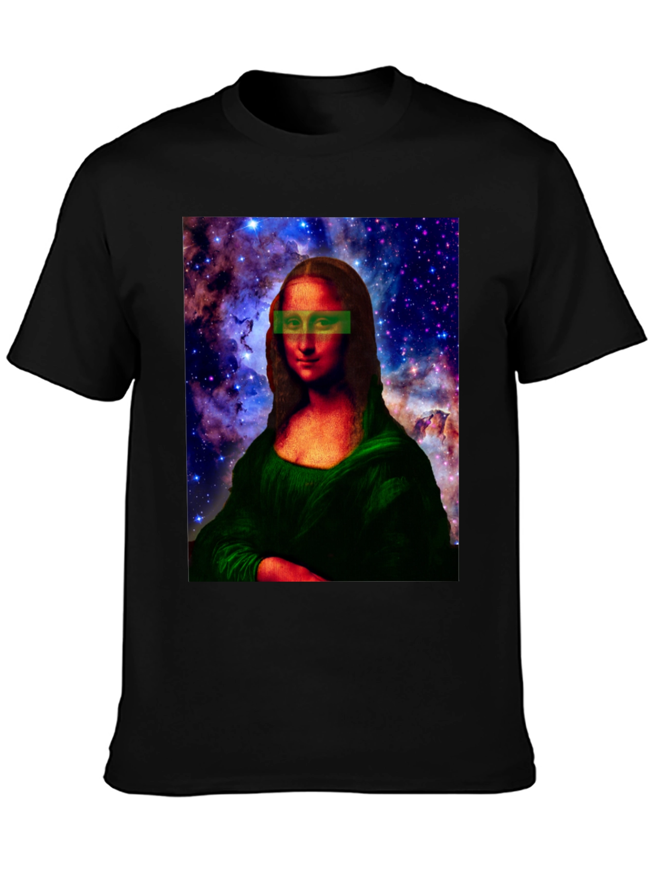 Mona Lisa Galaxy T-Shirt - Artistic Graphic Tee