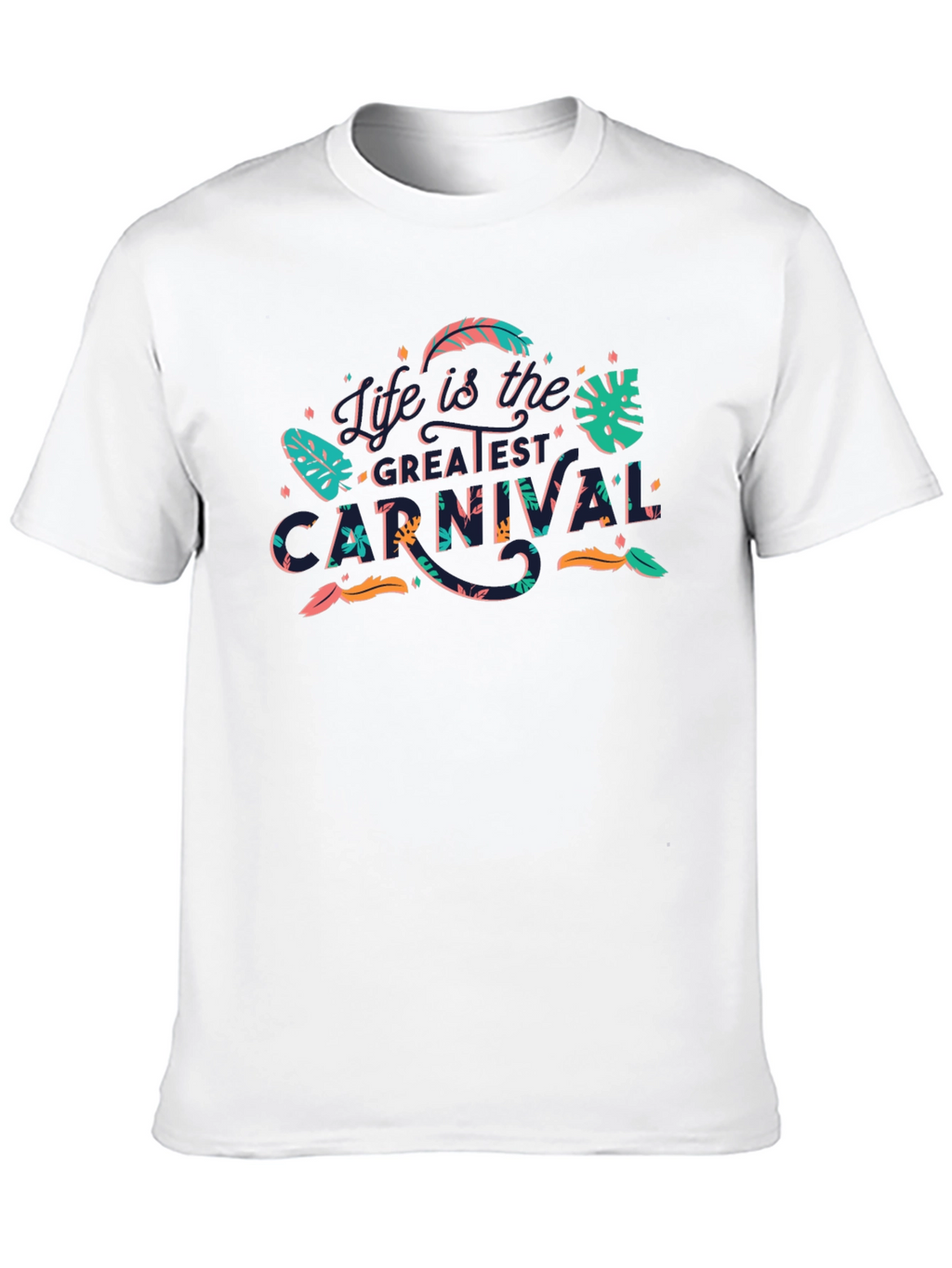 Life is the Greatest Carnival Black Graphic Tee