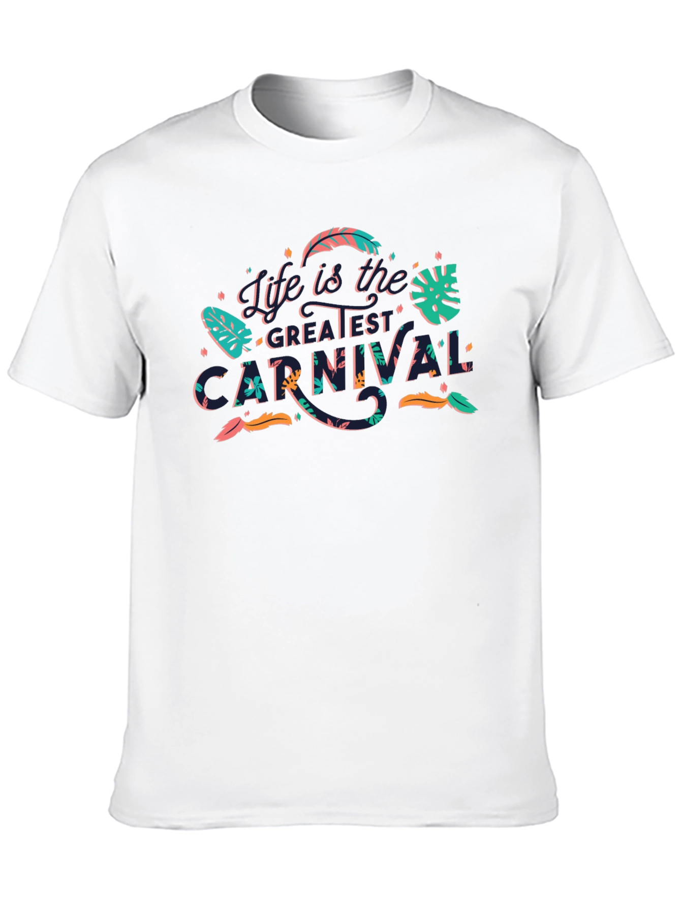 Life is the Greatest Carnival Black Graphic Tee