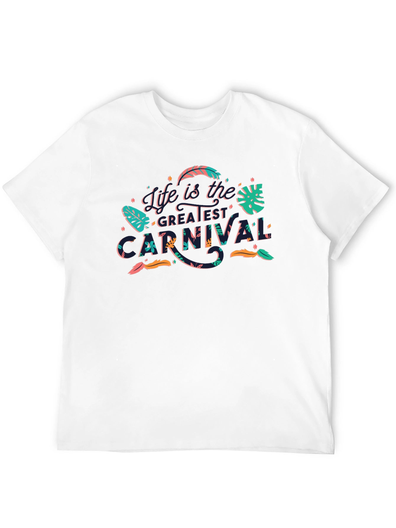 Life is the Greatest Carnival Black Graphic Tee