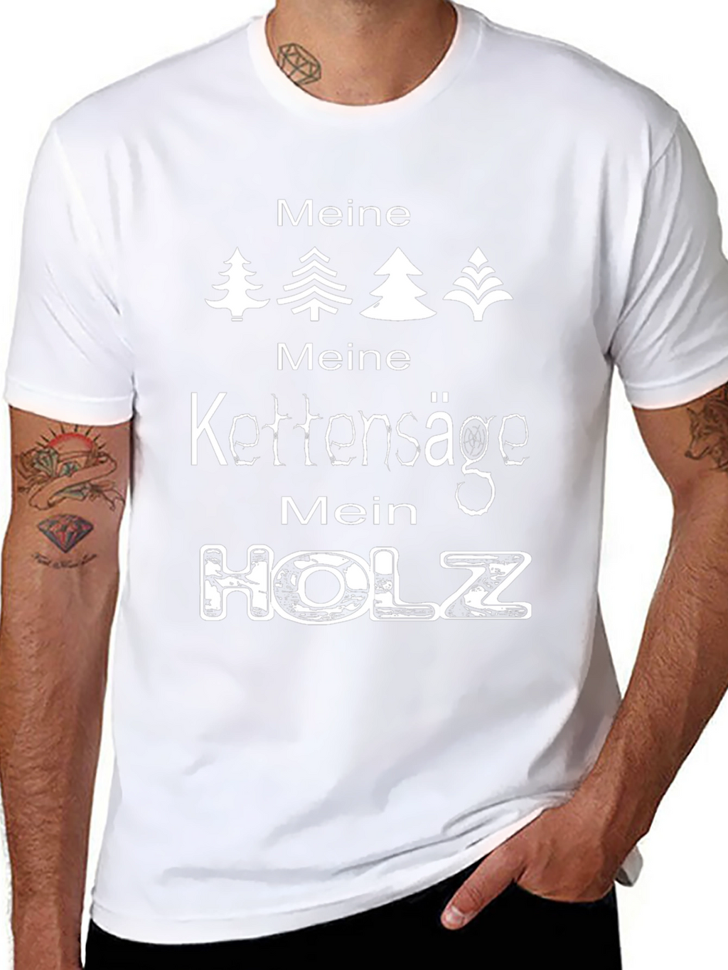Meine Kettensäge Mein Holz T-Shirt