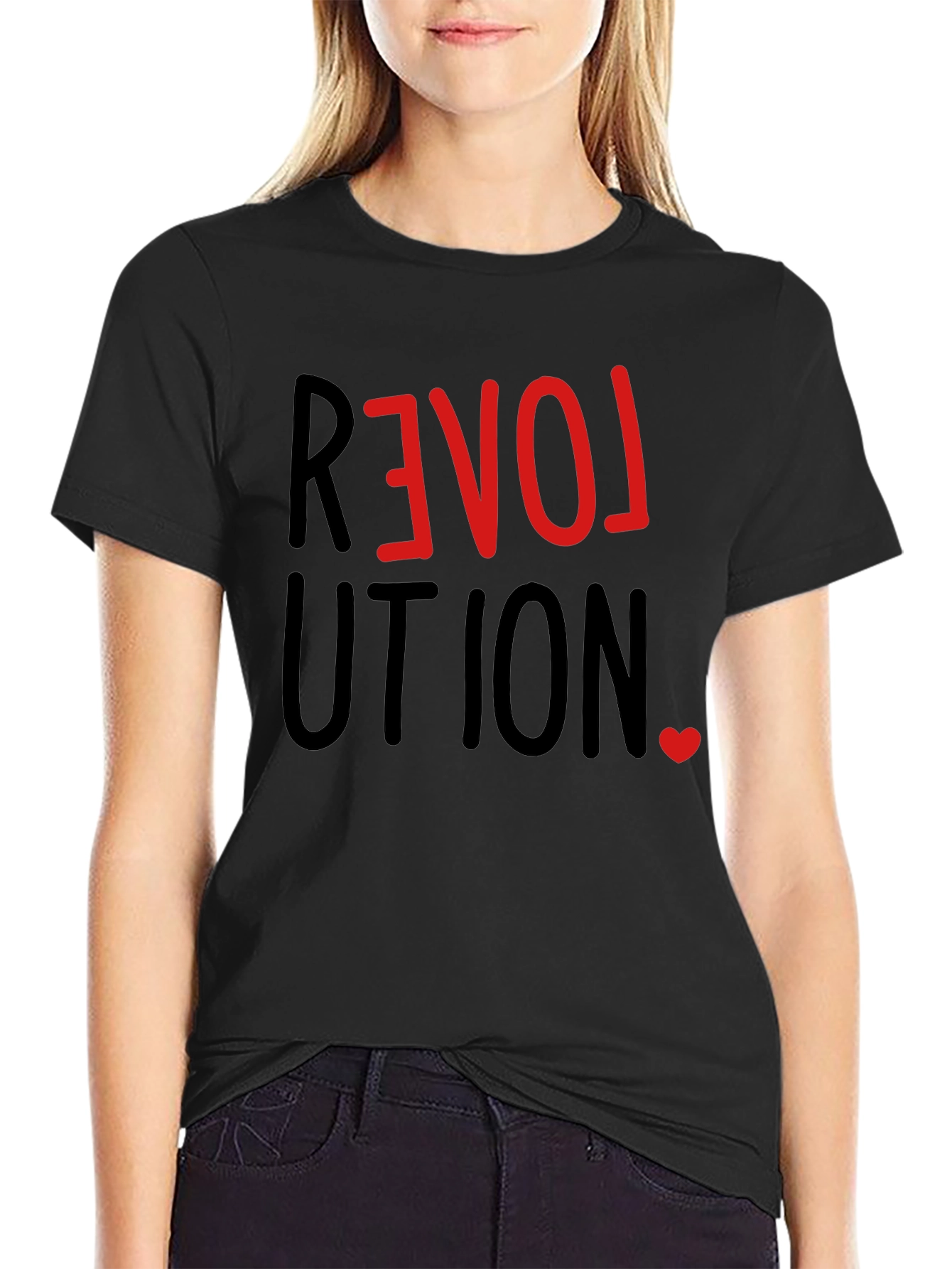 Love Revolution T-Shirt -  Stylish Graphic Tee