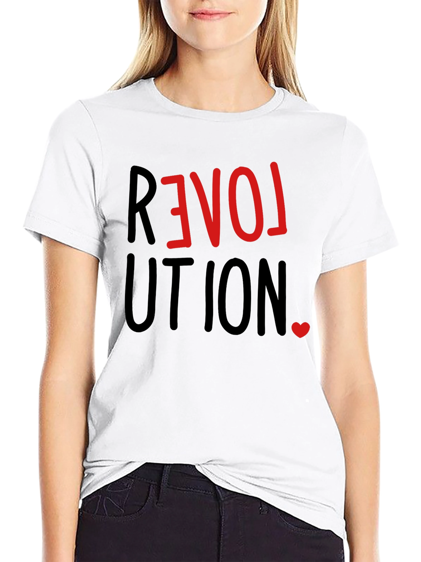 Love Revolution T-Shirt -  Stylish Graphic Tee