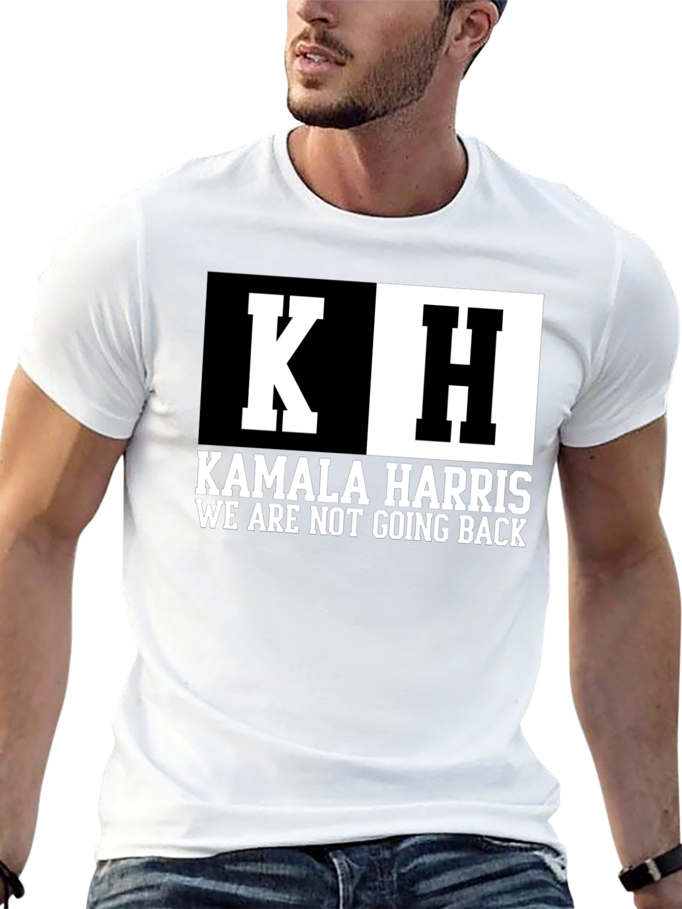 Kamala Harris T-Shirt - We Are Not Going Back