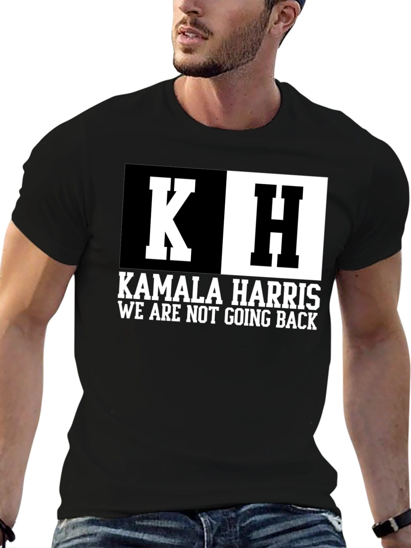 Kamala Harris T-Shirt - We Are Not Going Back