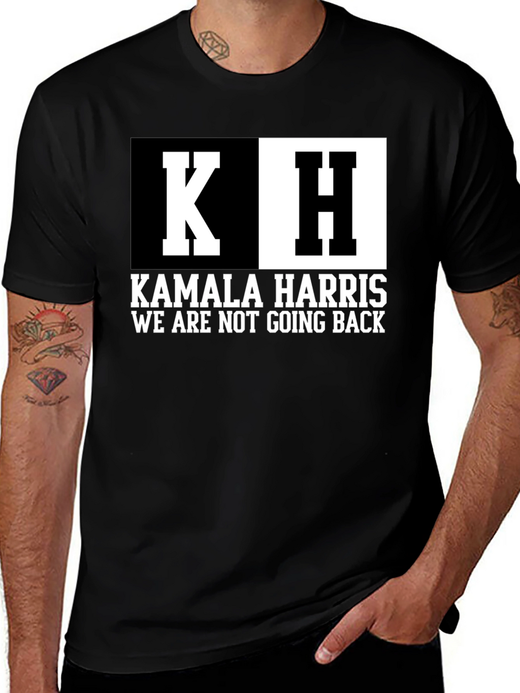 Kamala Harris T-Shirt - We Are Not Going Back