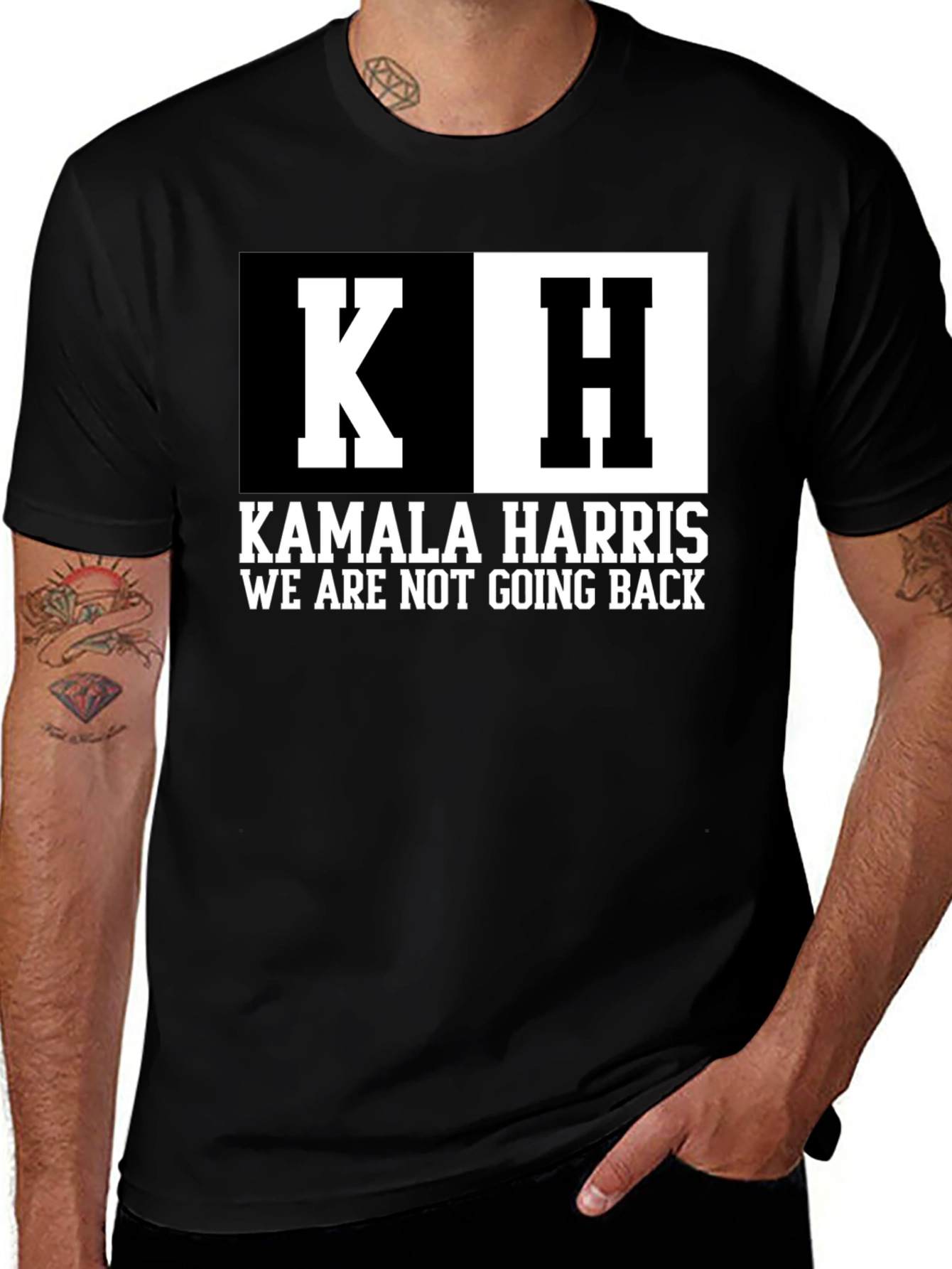 Kamala Harris T-Shirt - We Are Not Going Back