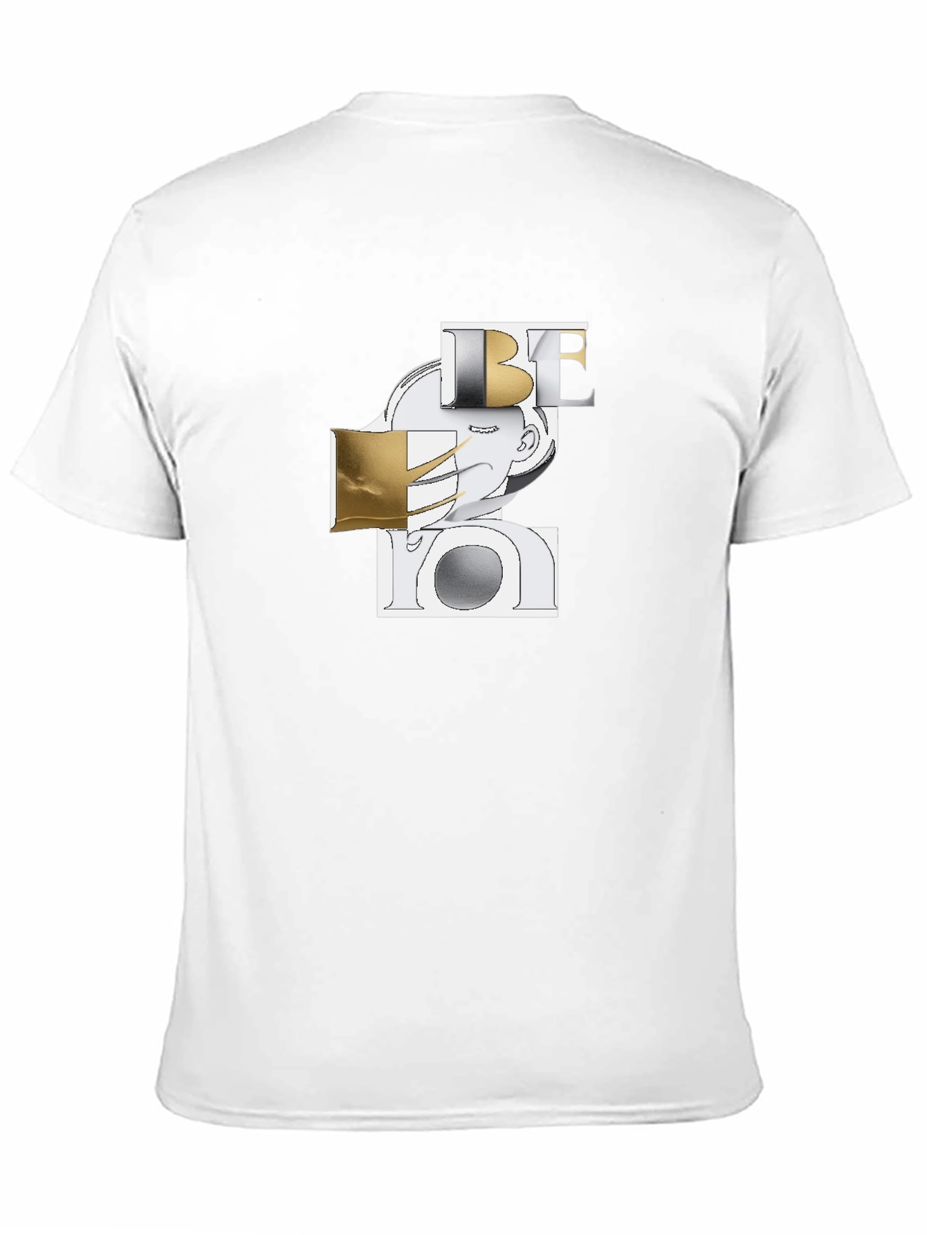 Abstract Be You Graphic Black T-Shirt