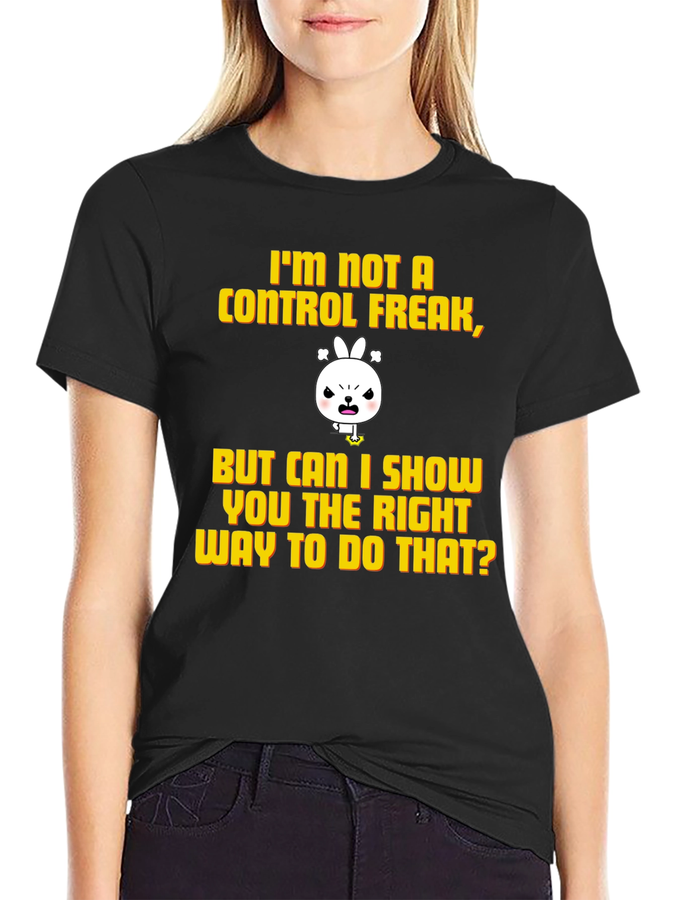 Control Freak Graphic Tee - Funny Novelty T-Shirt