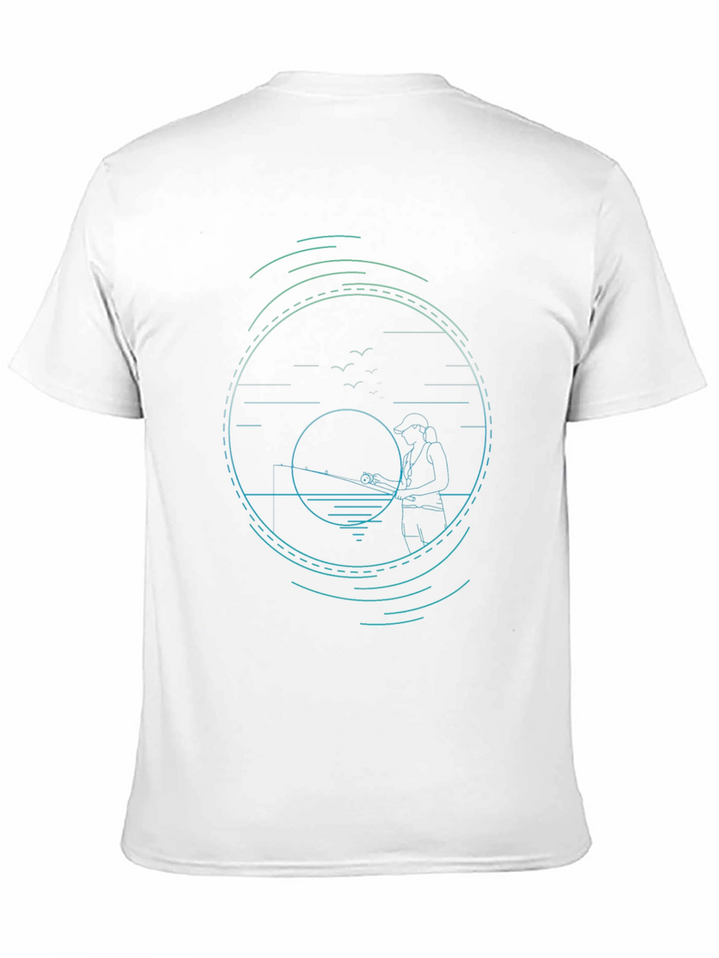 Fishing Graphic Tee - Stylish Angler Design