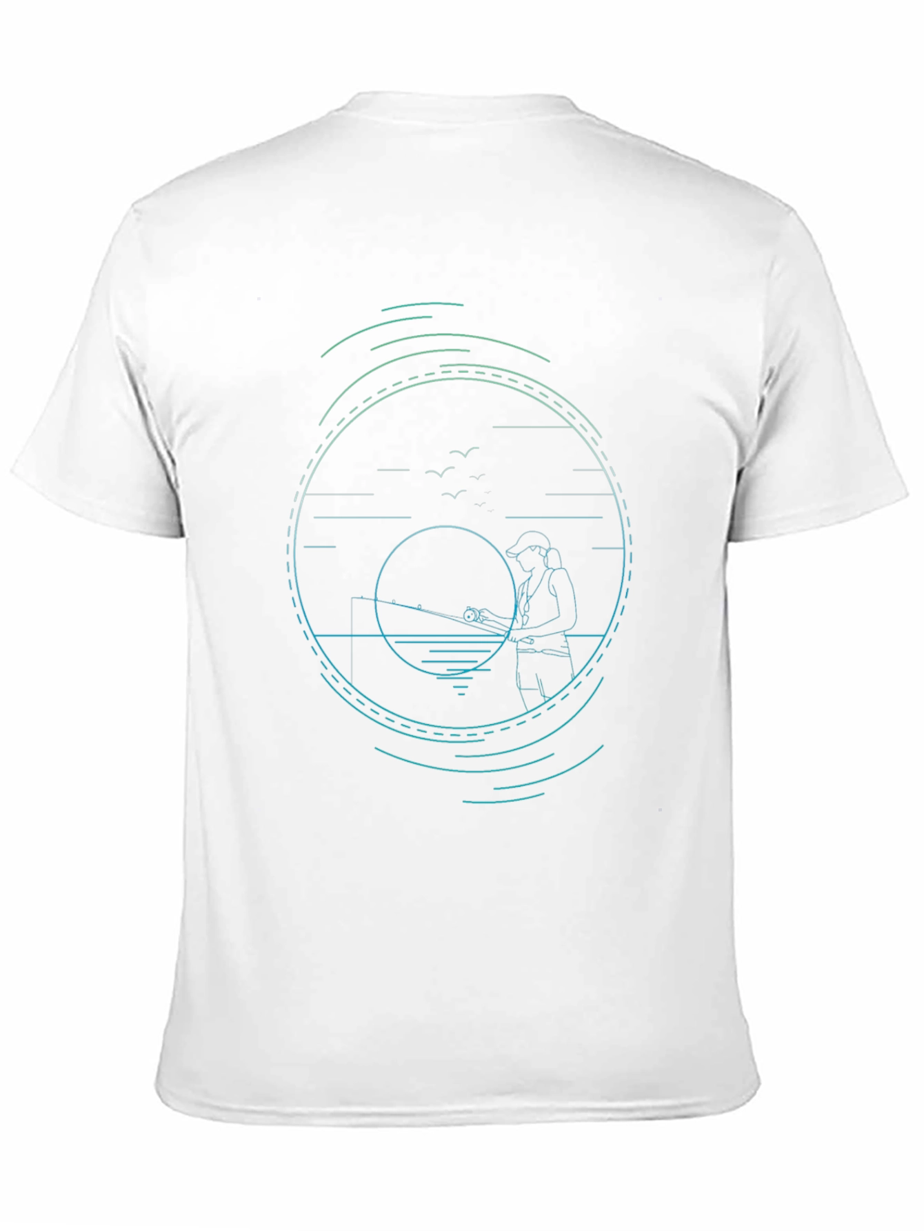 Fishing Graphic Tee - Stylish Angler Design