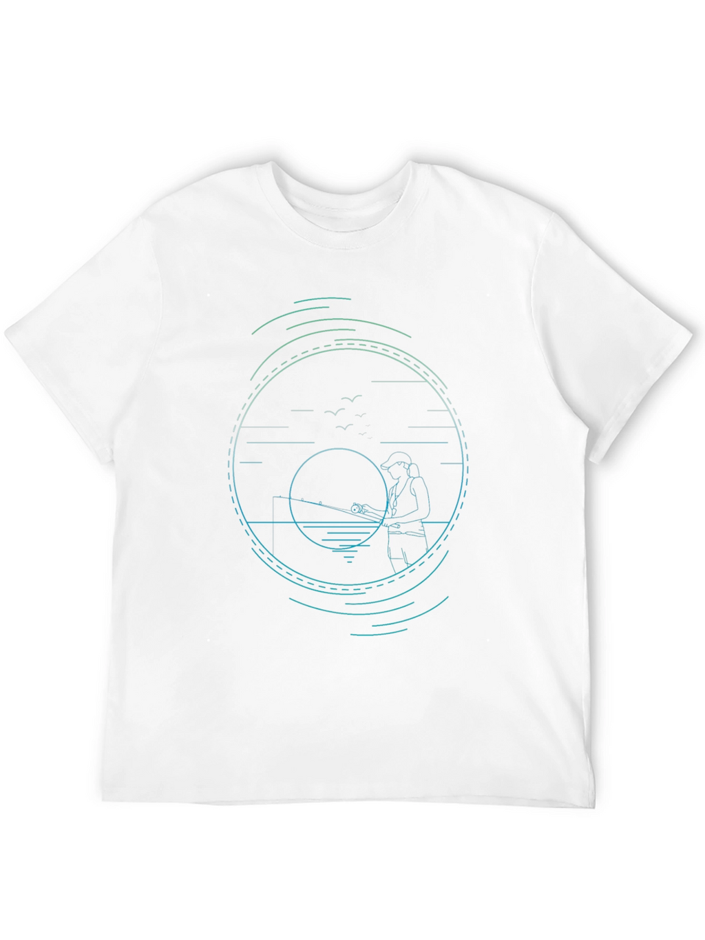 Fishing Graphic Tee - Stylish Angler Design