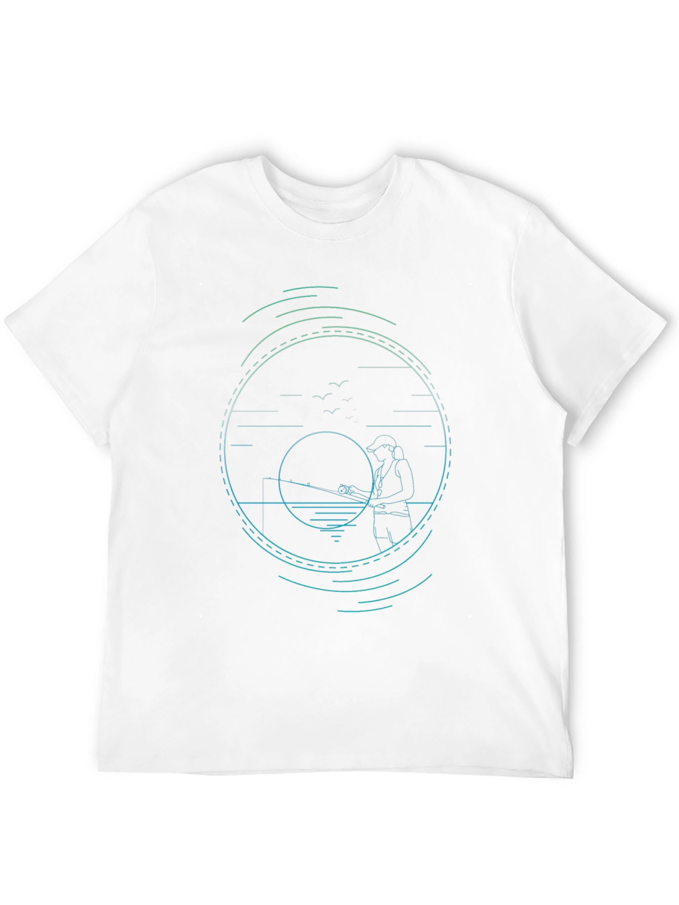 Fishing Graphic Tee - Stylish Angler Design
