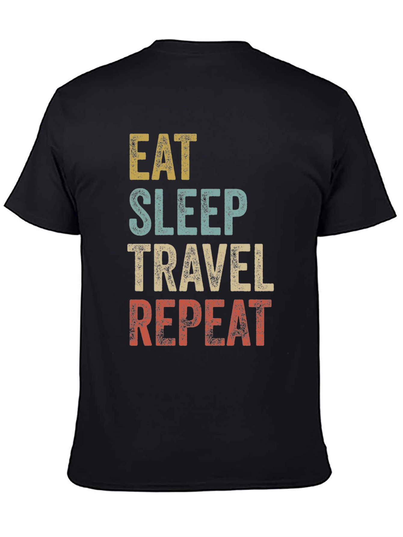 Eat Sleep Travel Repeat Graphic Tee