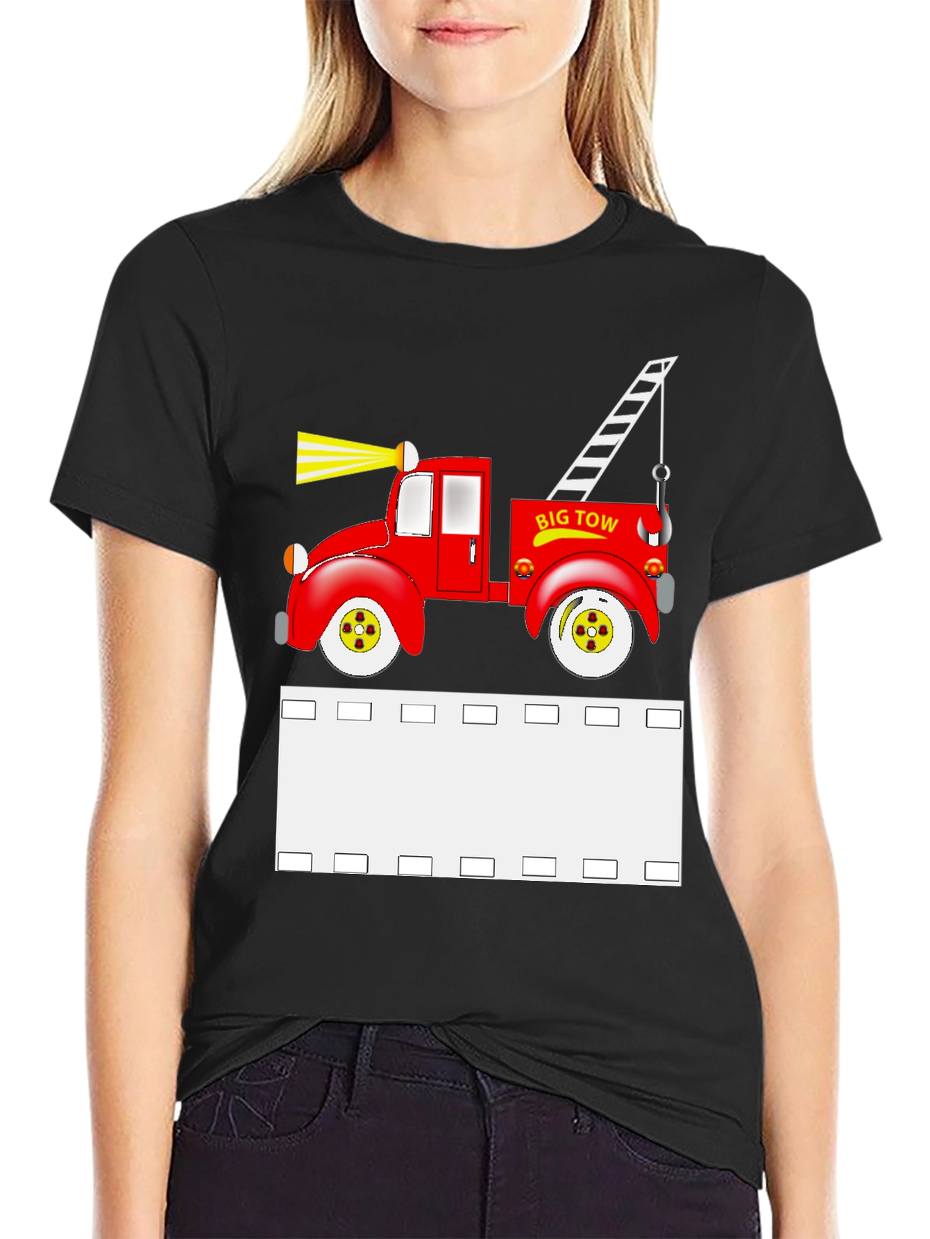 Big Tow Truck Graphic Tee - Classic Car Lovers T-Shirt