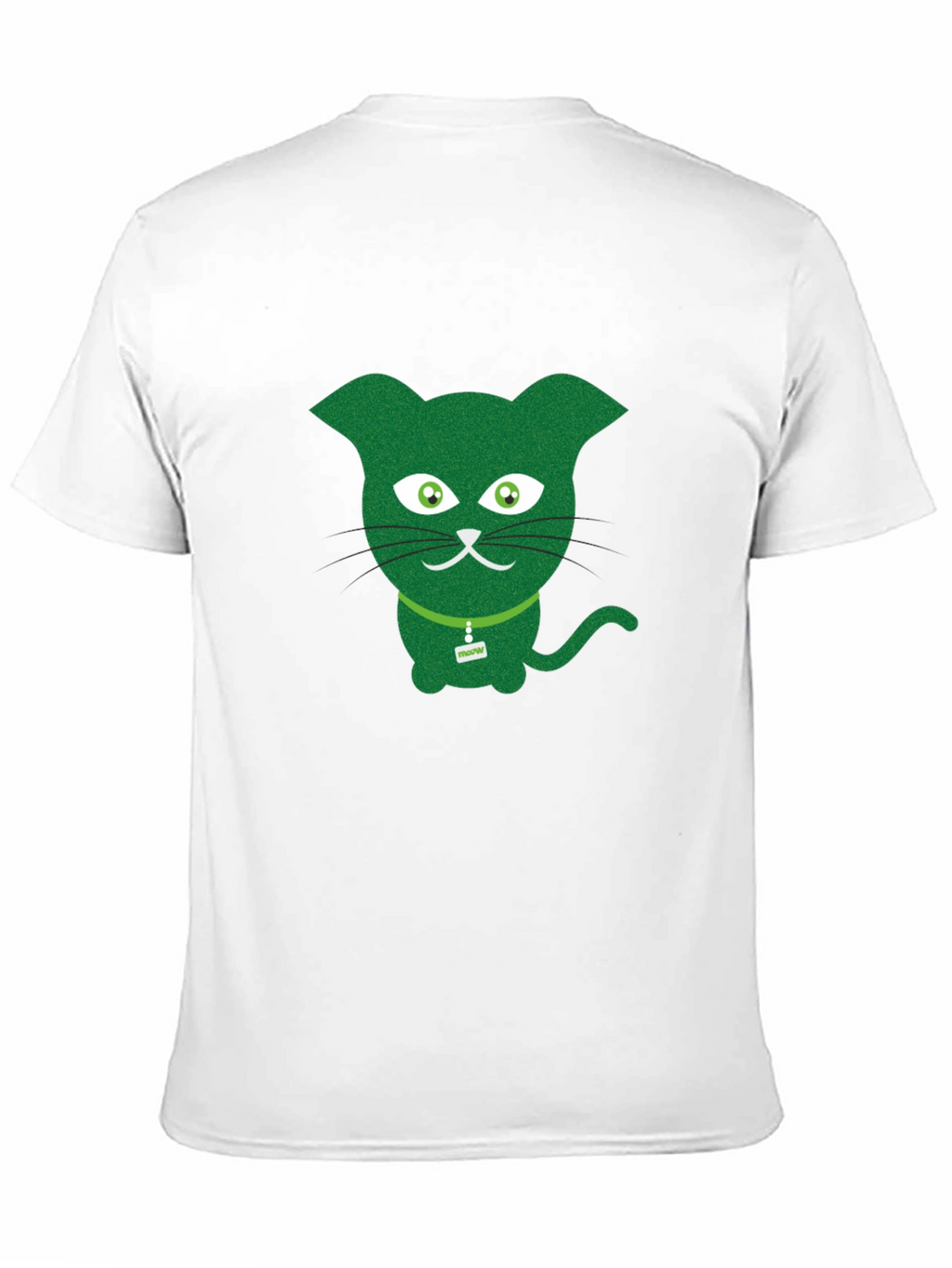 Green Cat Graphic Tee - Fun & Quirky