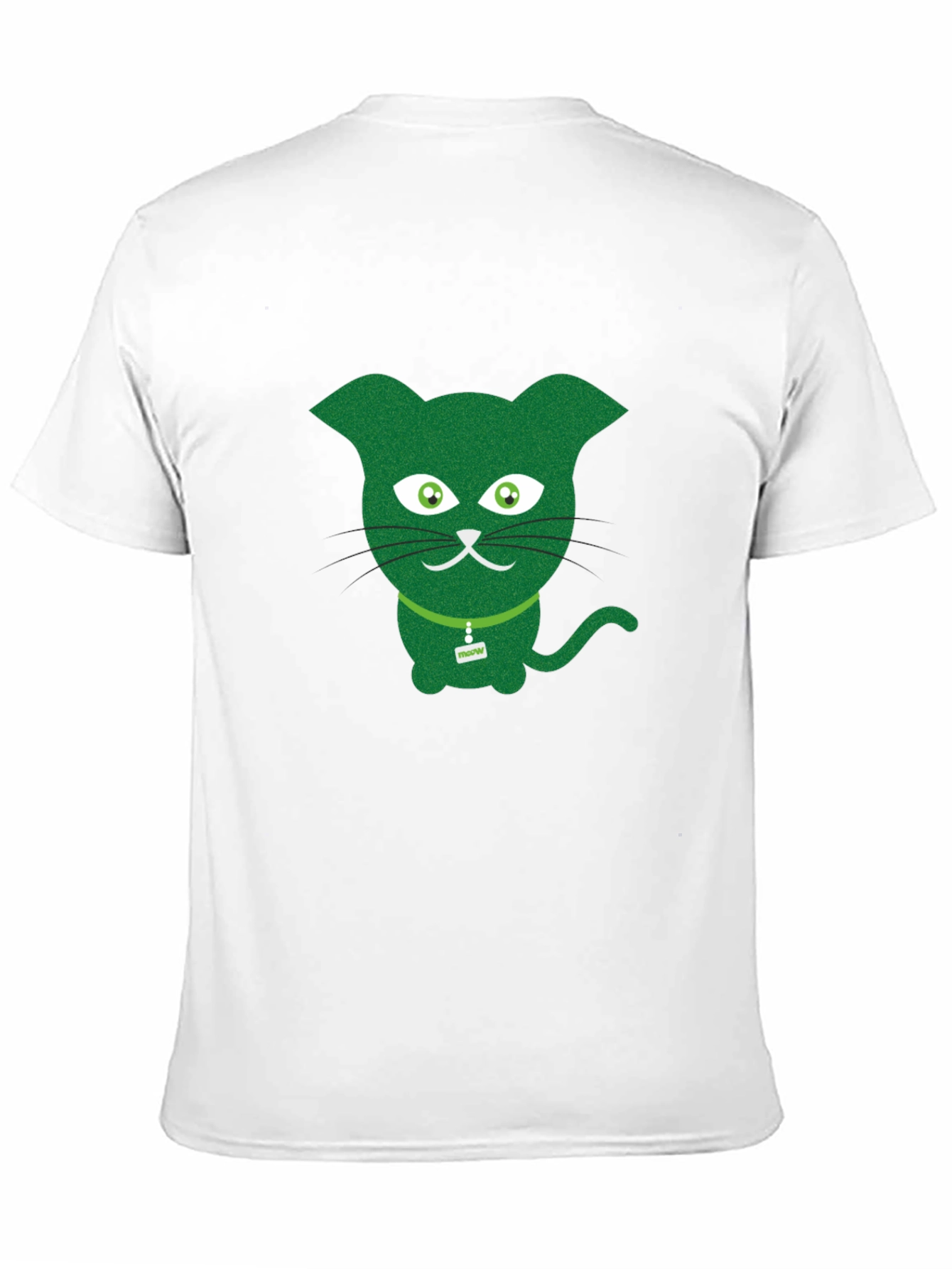 Green Cat Graphic Tee - Fun & Quirky