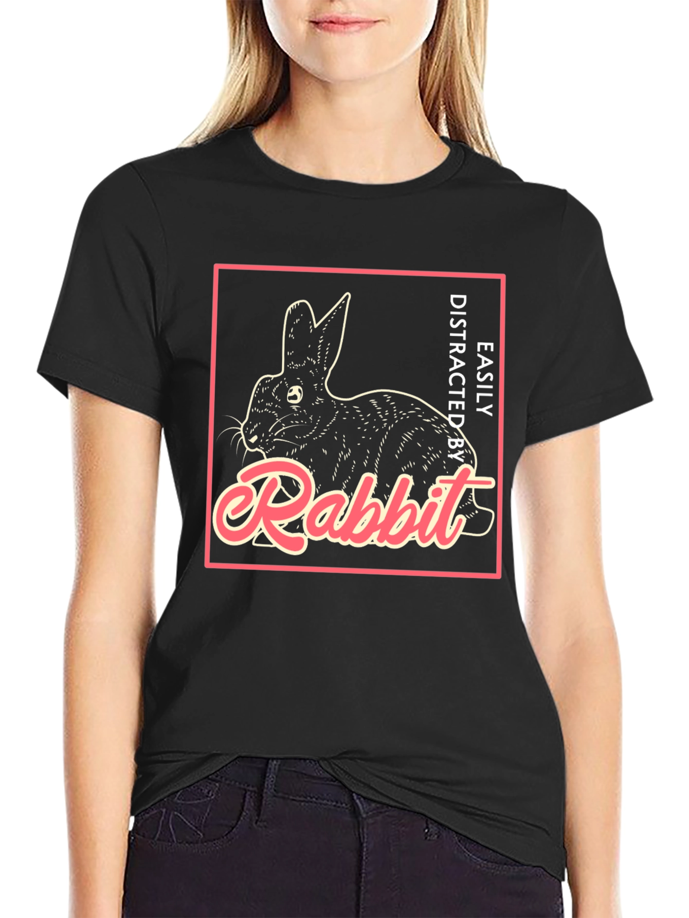 Easily Distracted by Rabbit T-Shirt
