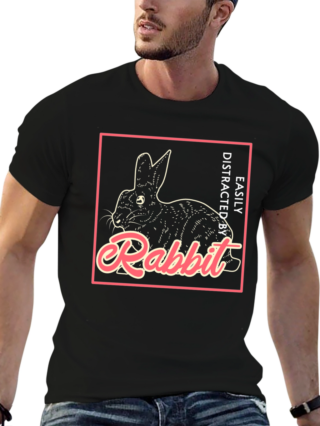 Easily Distracted by Rabbit T-Shirt