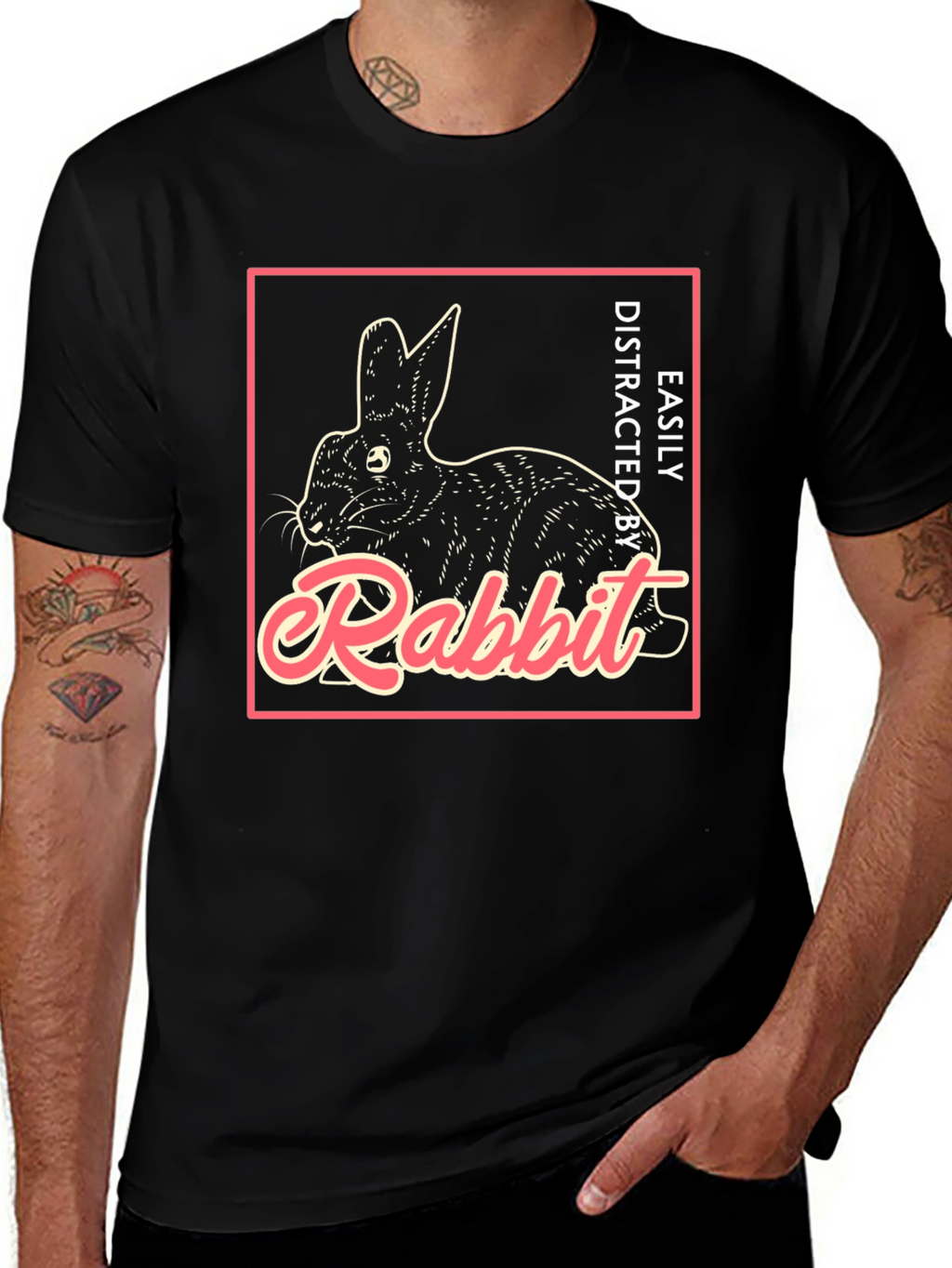 Easily Distracted by Rabbit T-Shirt