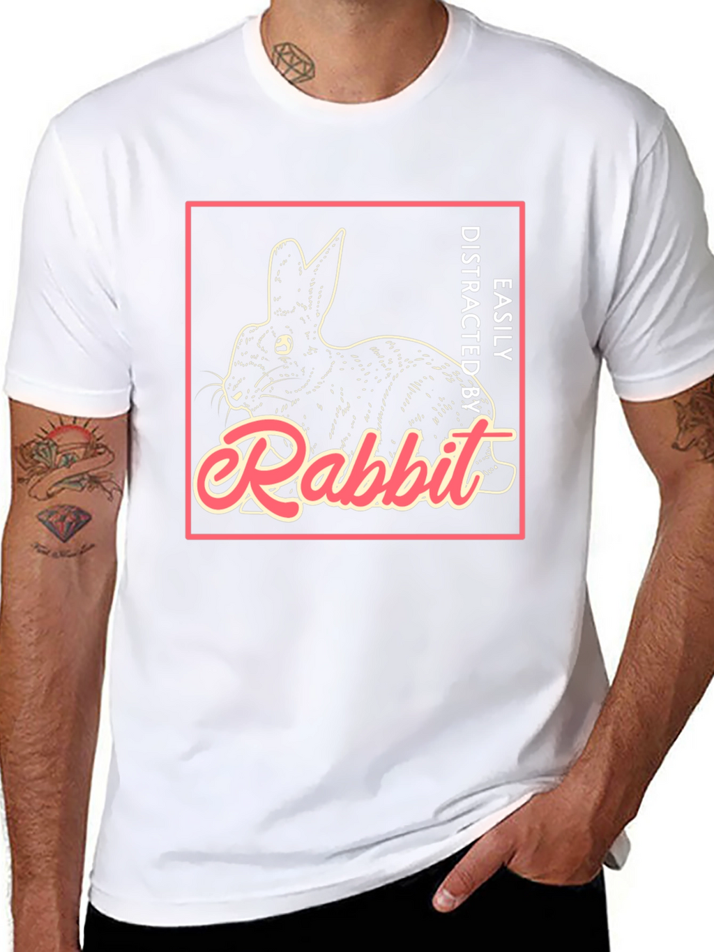 Easily Distracted by Rabbit T-Shirt