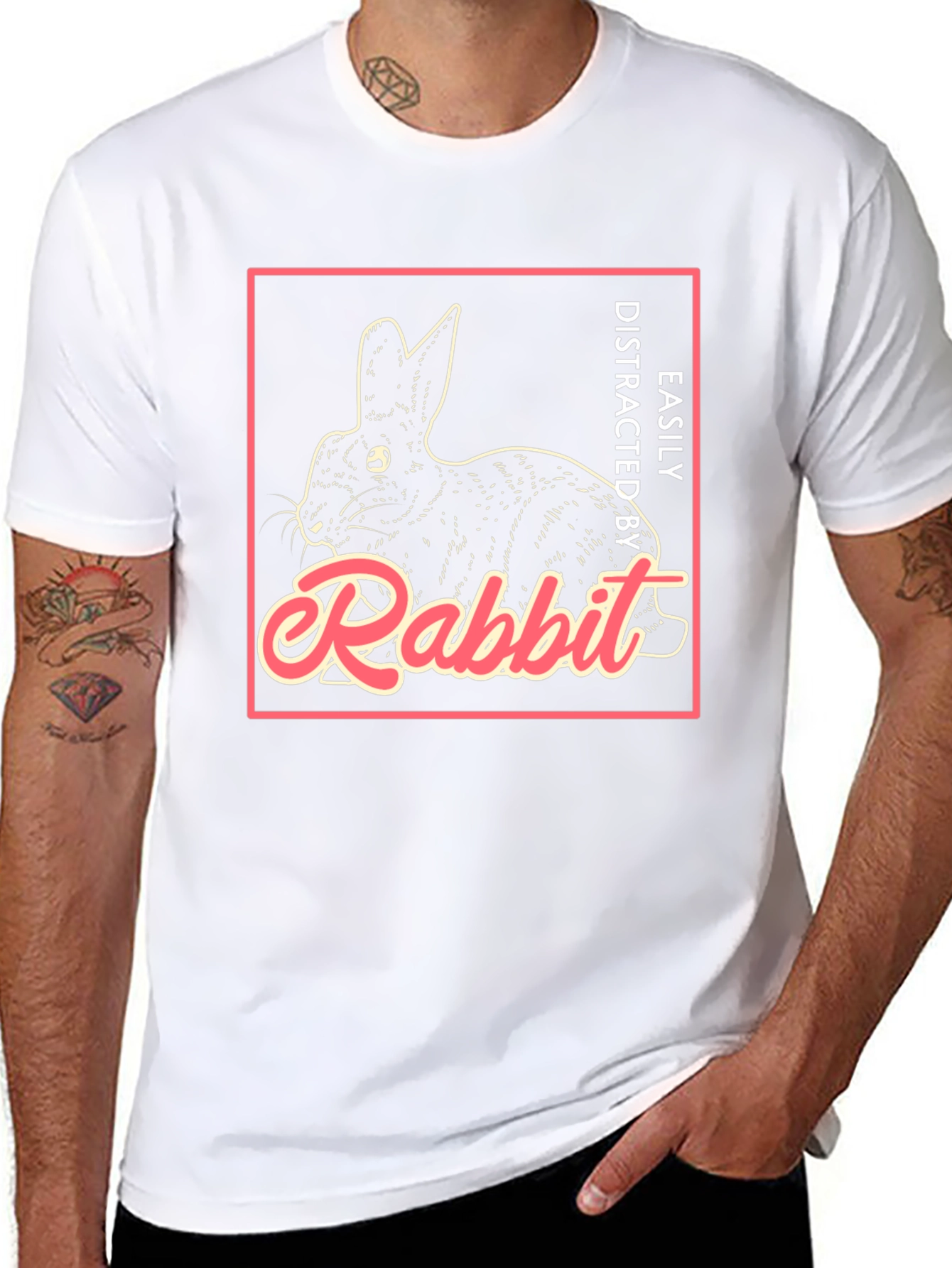 Easily Distracted by Rabbit T-Shirt