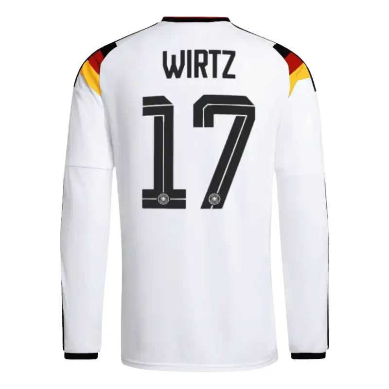 Florian Wirtz 2026 Germany Long Sleeve Home Jersey Back