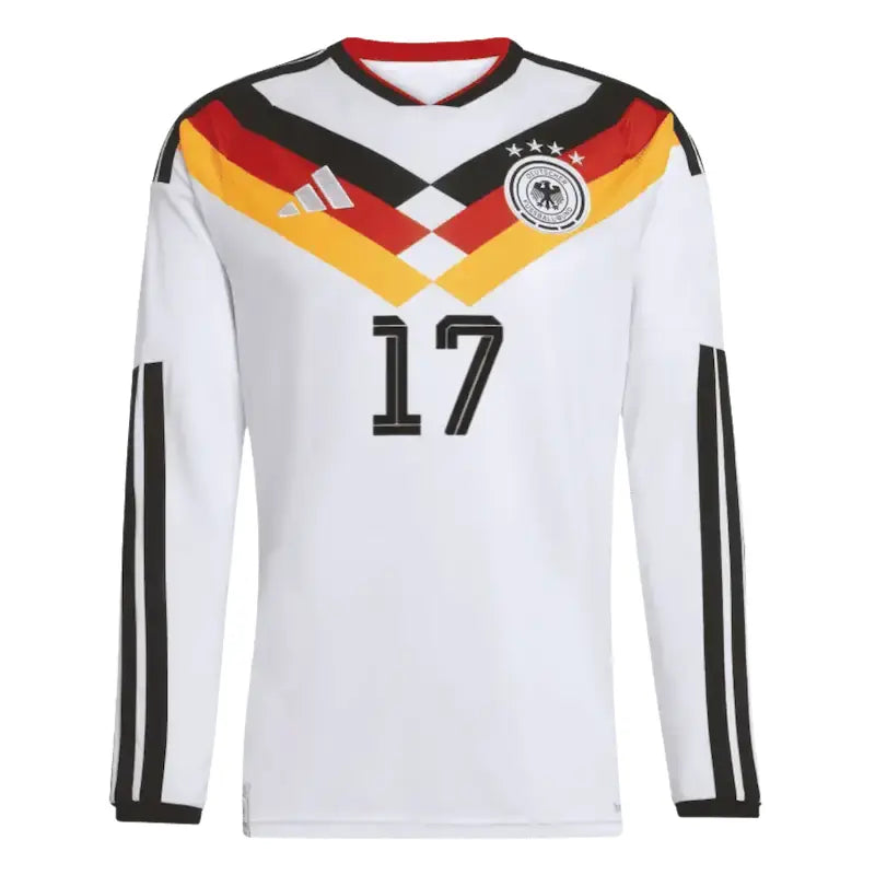 Florian Wirtz 2026 Germany Long Sleeve Home Jersey Front