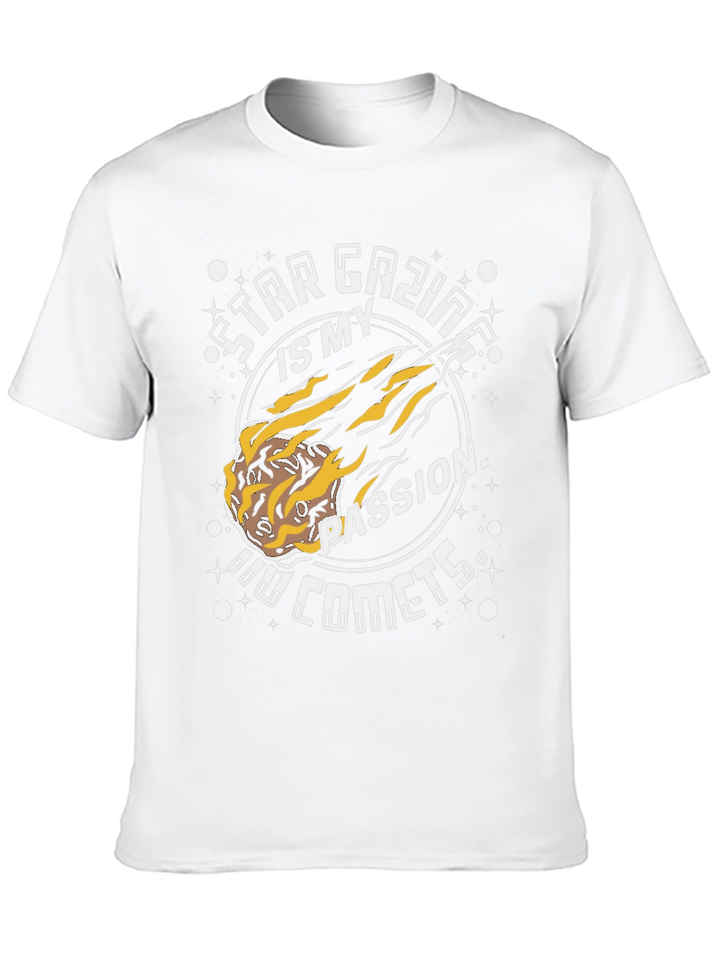 Star Gazing Comet T-Shirt - Passionate Astronomy Design