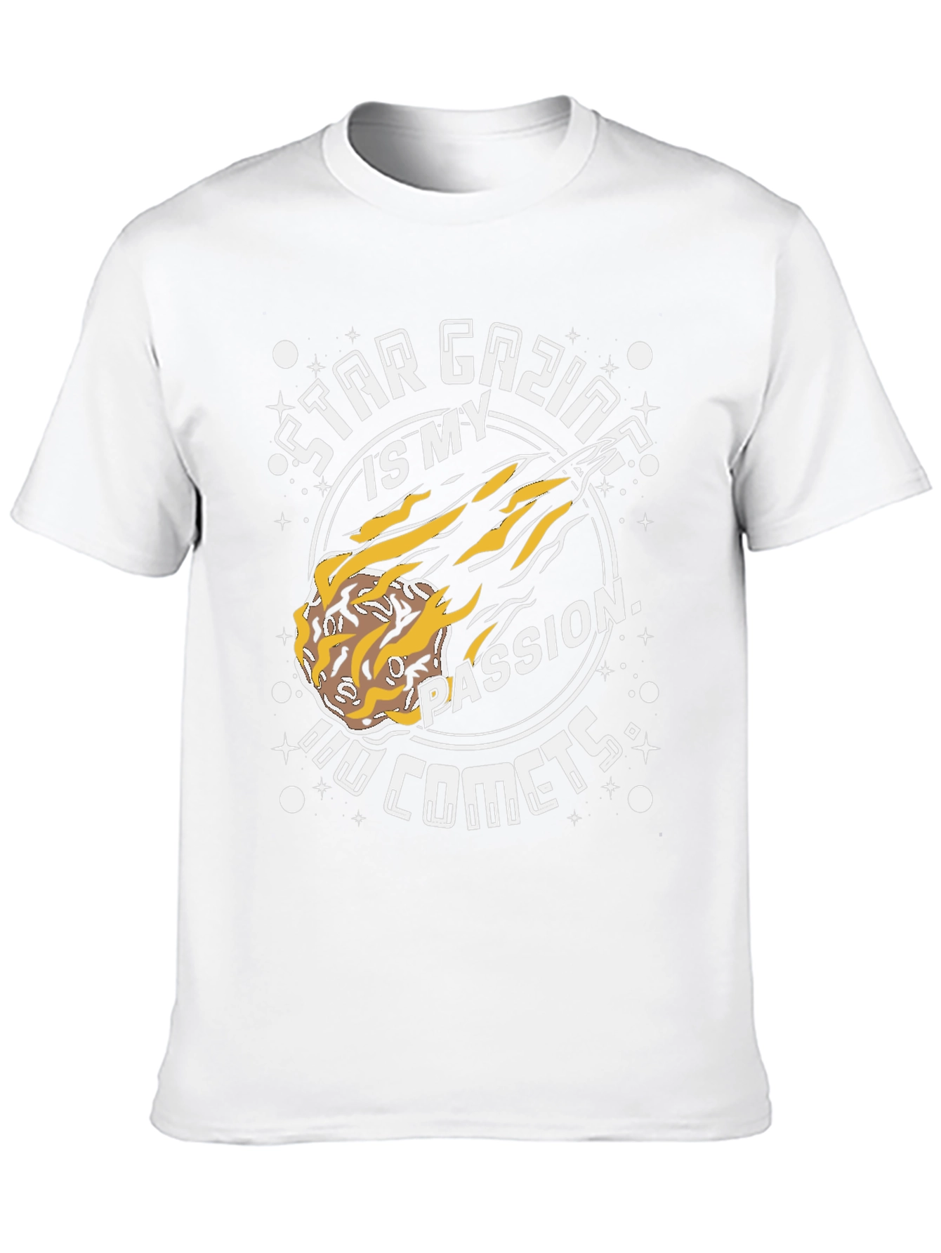 Star Gazing Comet T-Shirt - Passionate Astronomy Design