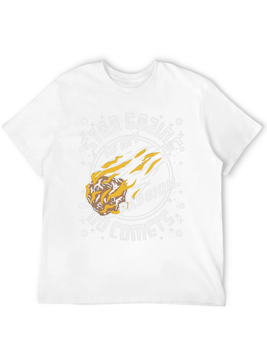 Star Gazing Comet T-Shirt - Passionate Astronomy Design