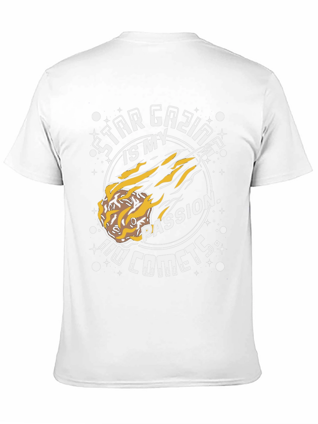 Star Gazing Comet T-Shirt - Passionate Astronomy Design
