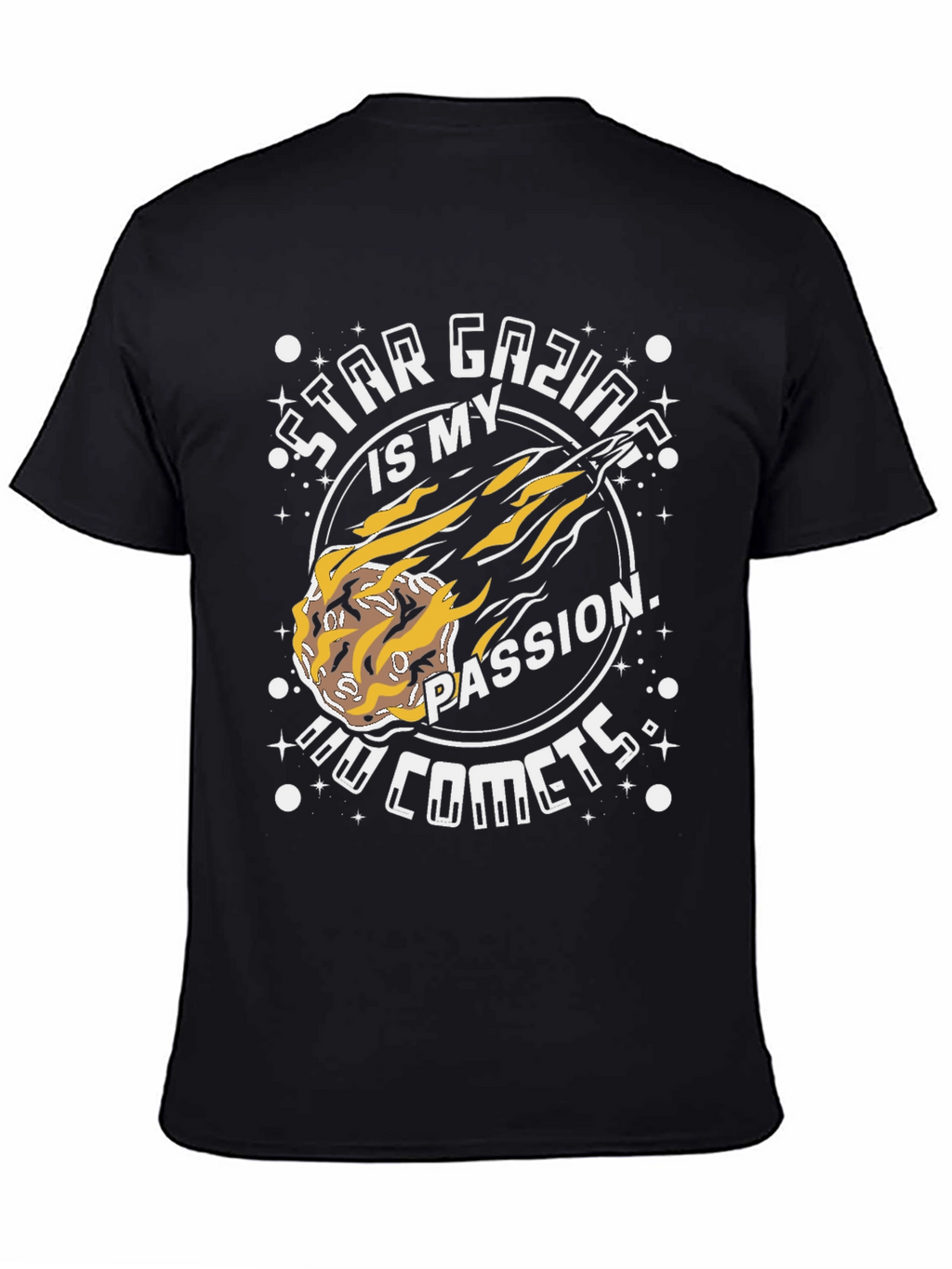 Star Gazing Comet T-Shirt - Passionate Astronomy Design
