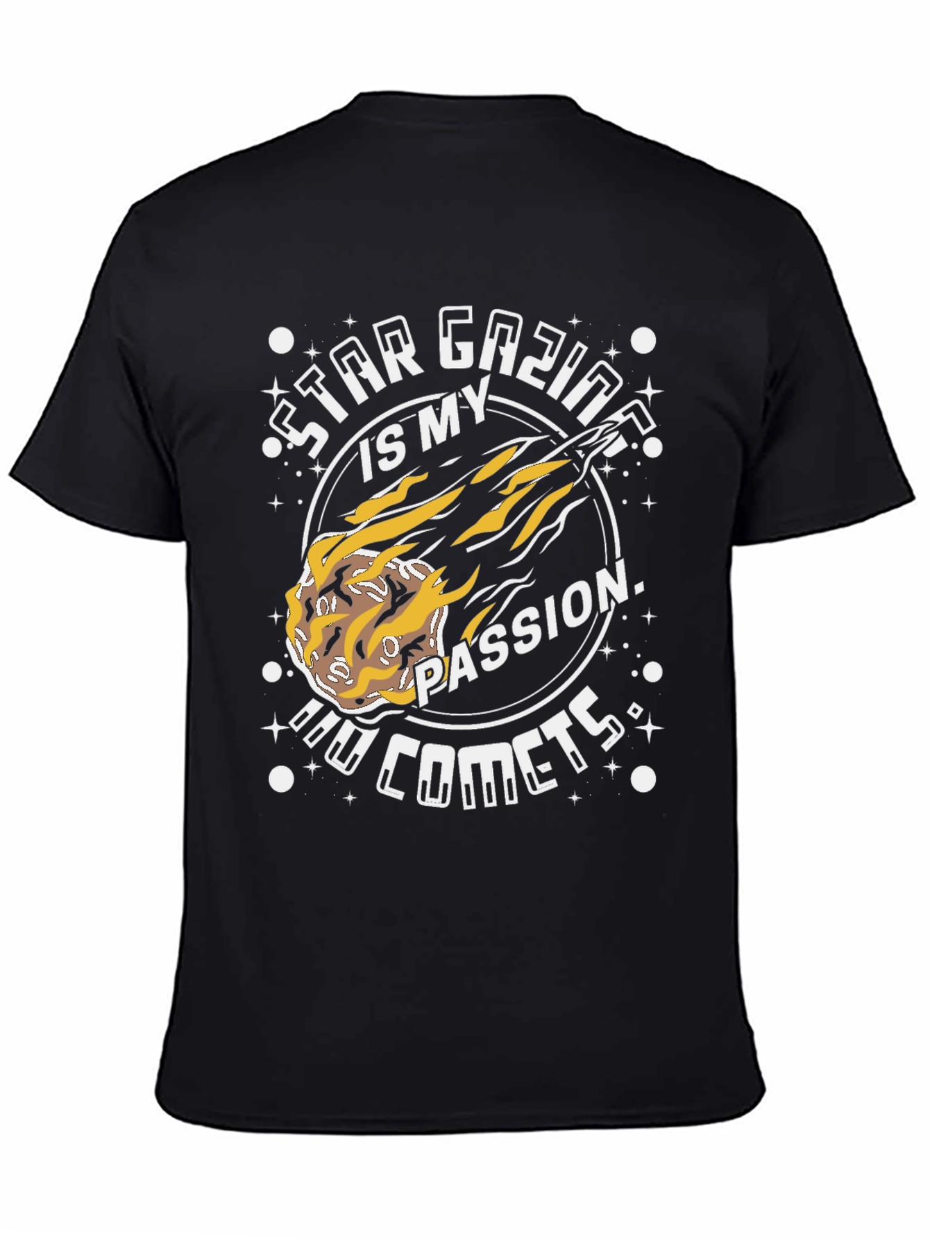 Star Gazing Comet T-Shirt - Passionate Astronomy Design