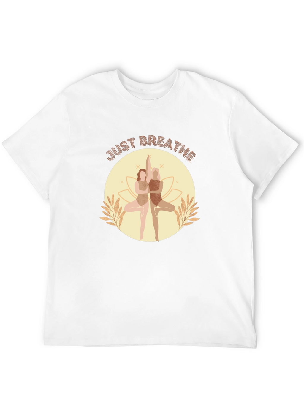 Just Breathe Yoga T-Shirt - Black
