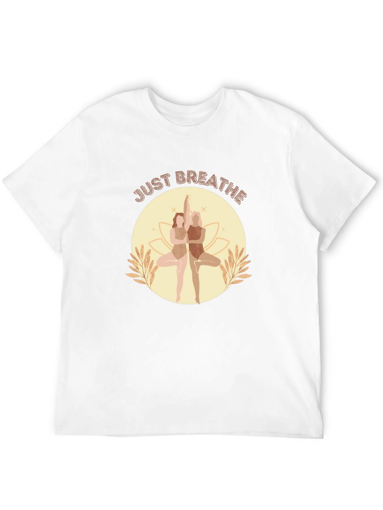 Just Breathe Yoga T-Shirt - Black