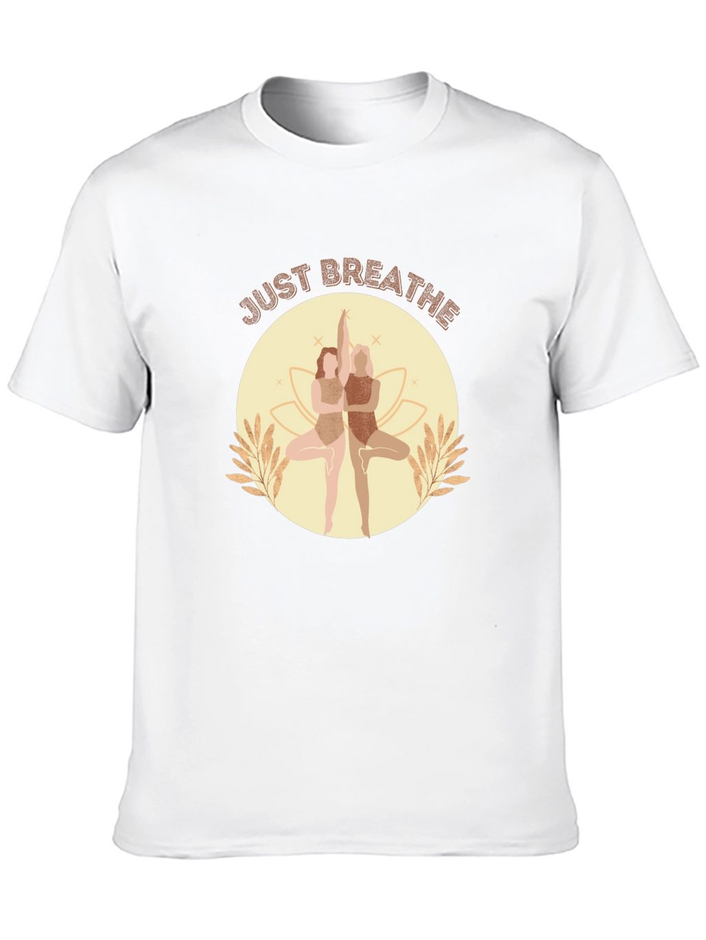 Just Breathe Yoga T-Shirt - Black