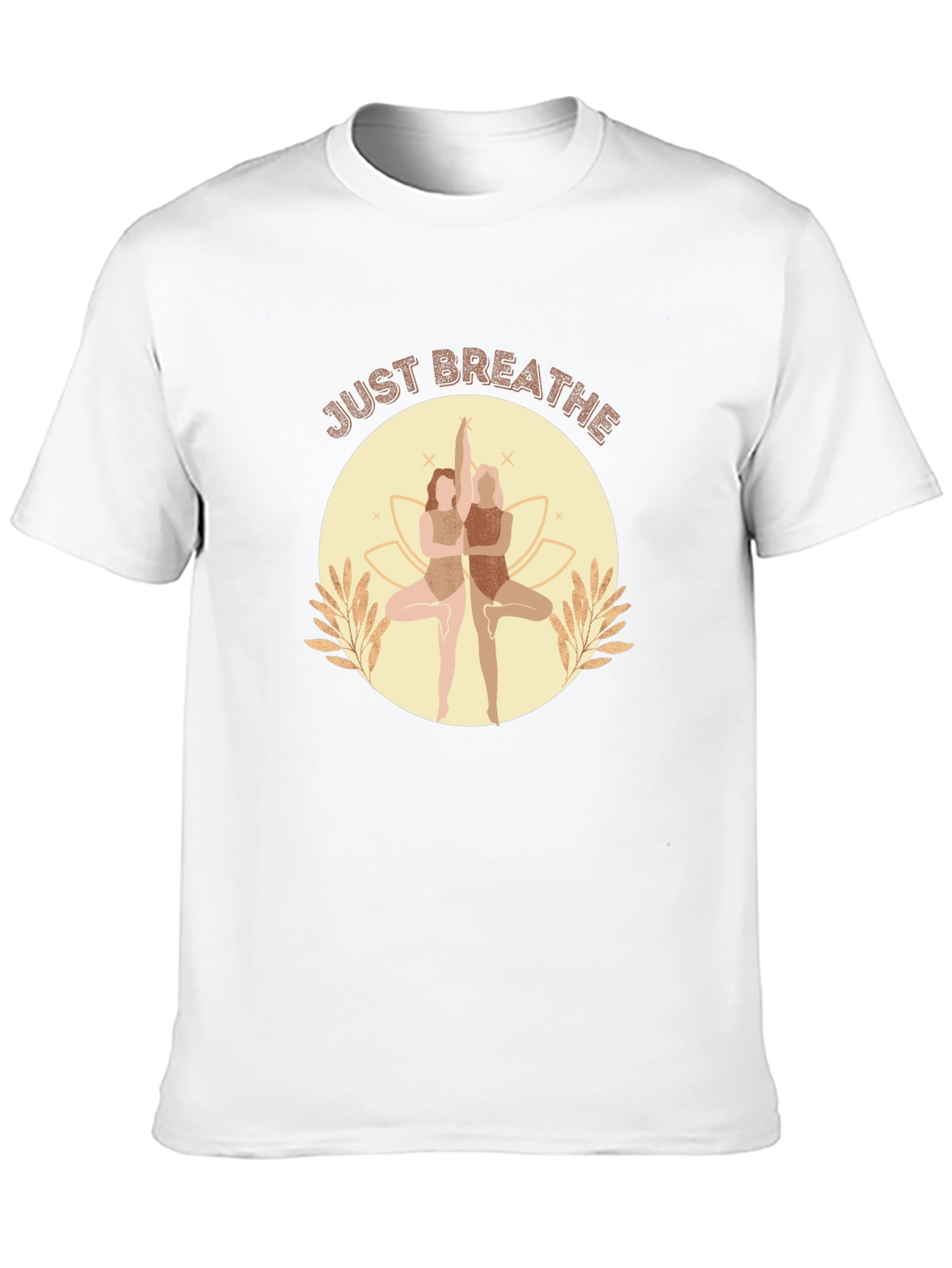 Just Breathe Yoga T-Shirt - Black
