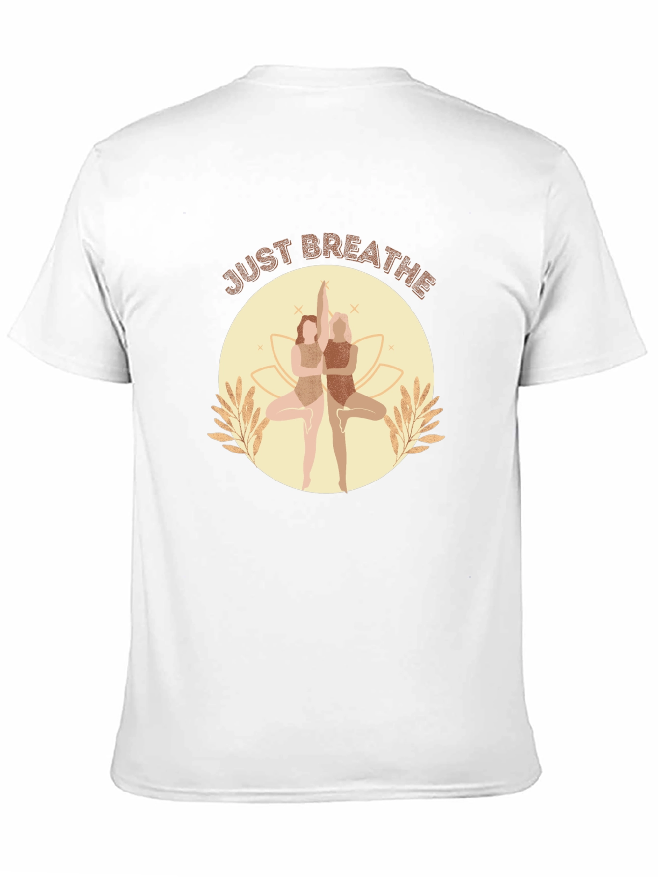 Just Breathe Yoga T-Shirt - Black