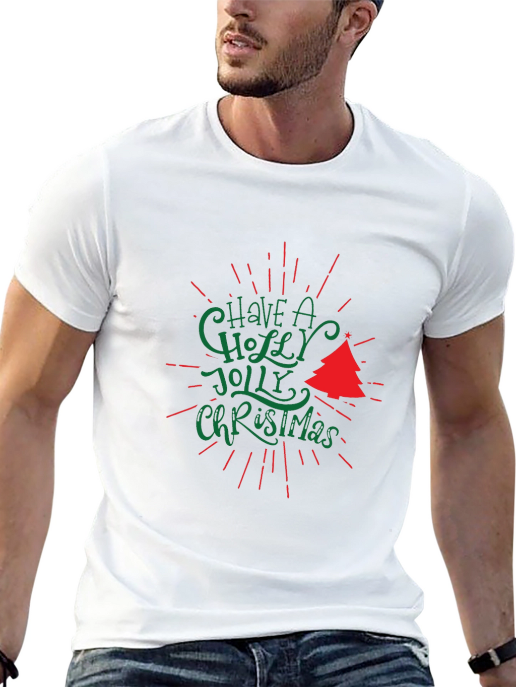 Holiday T-Shirt: Have a Holly Jolly Christmas Tee