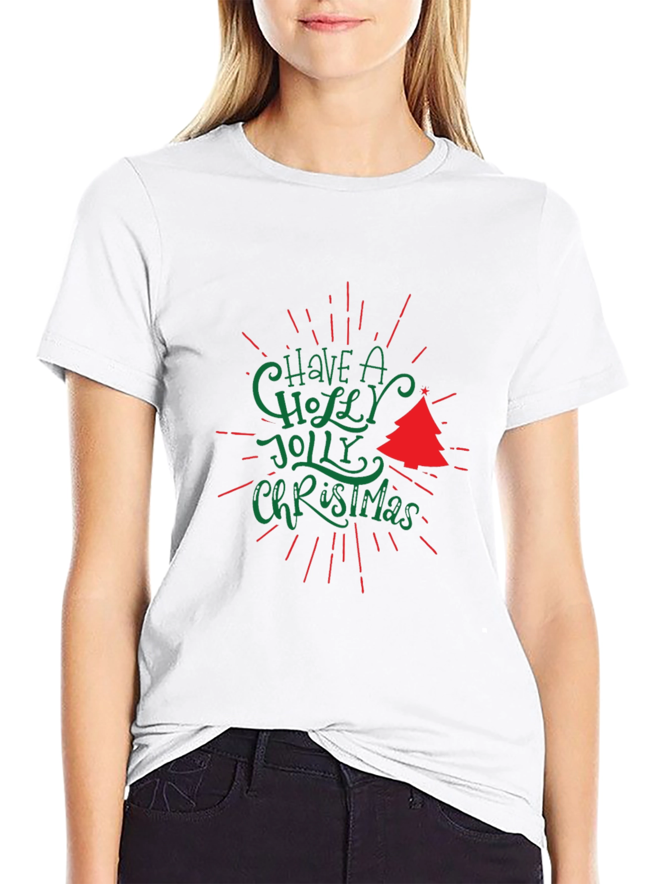 Holiday T-Shirt: Have a Holly Jolly Christmas Tee