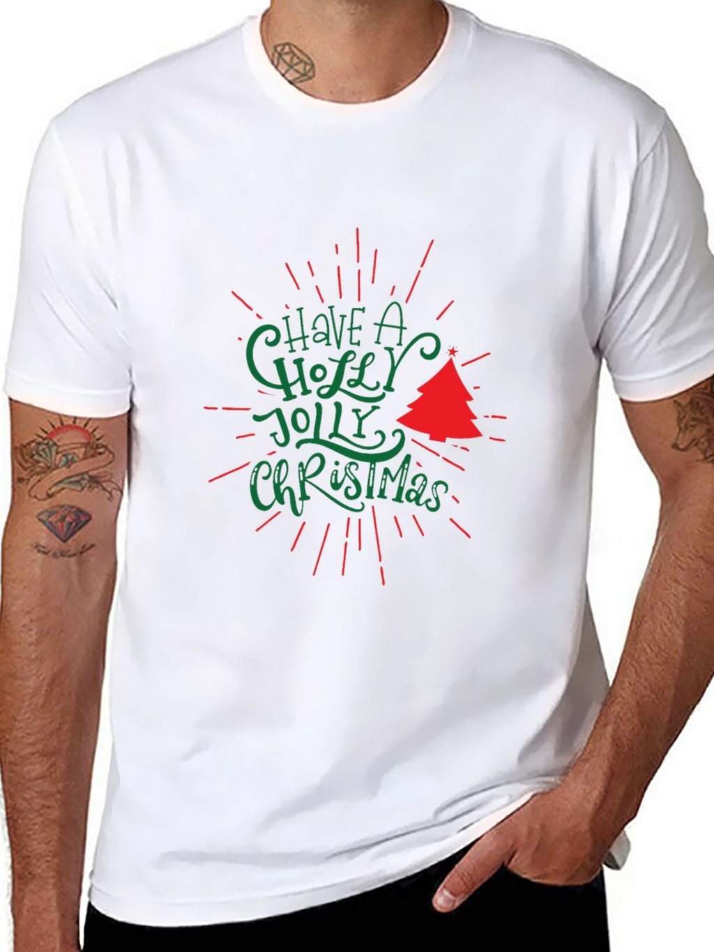 Holiday T-Shirt: Have a Holly Jolly Christmas Tee