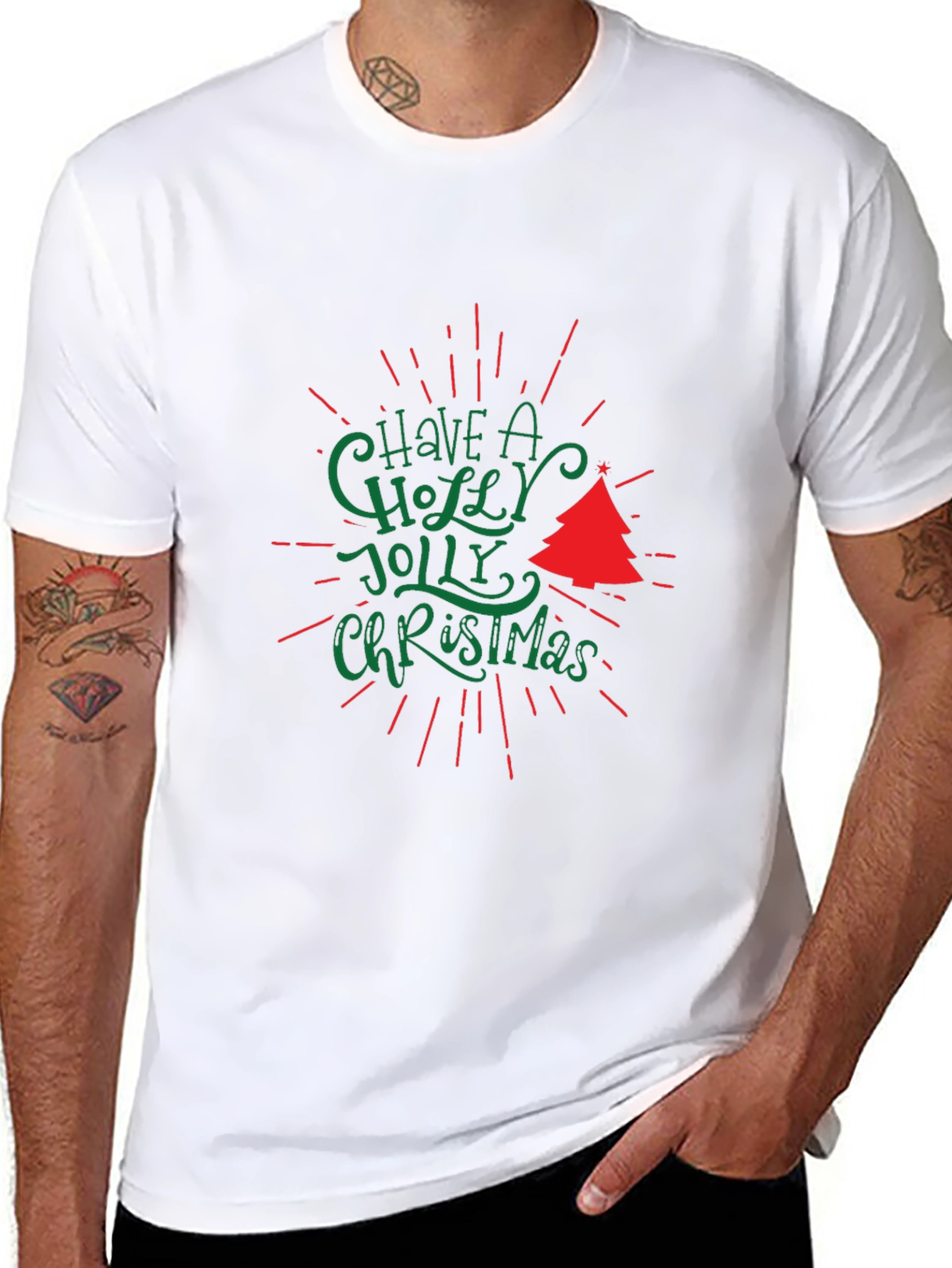 Holiday T-Shirt: Have a Holly Jolly Christmas Tee