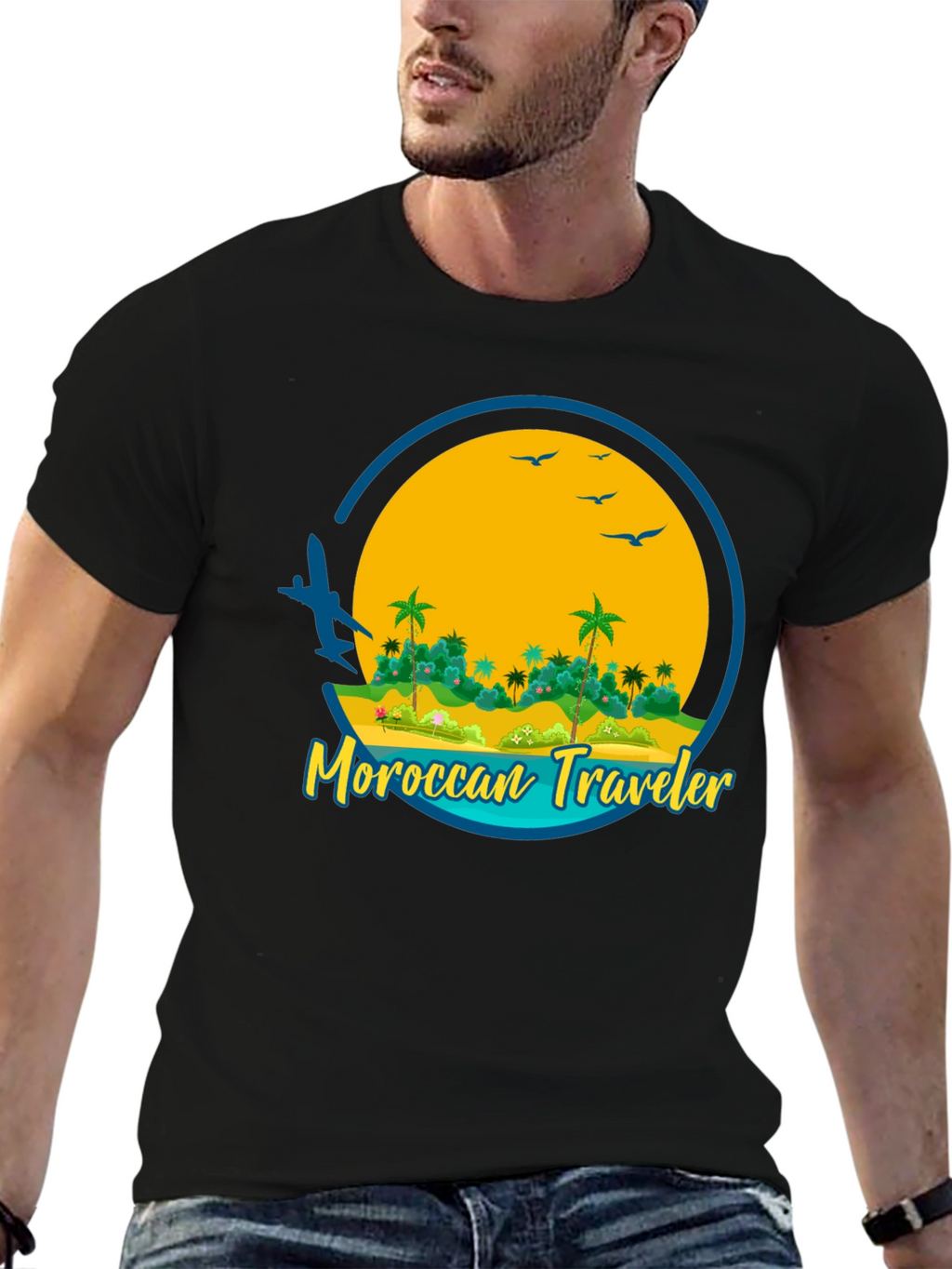 Moroccan Traveler Graphic T-Shirt