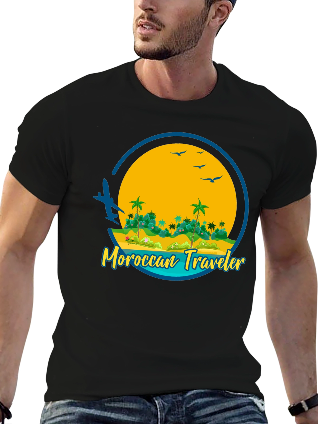 Moroccan Traveler Graphic T-Shirt