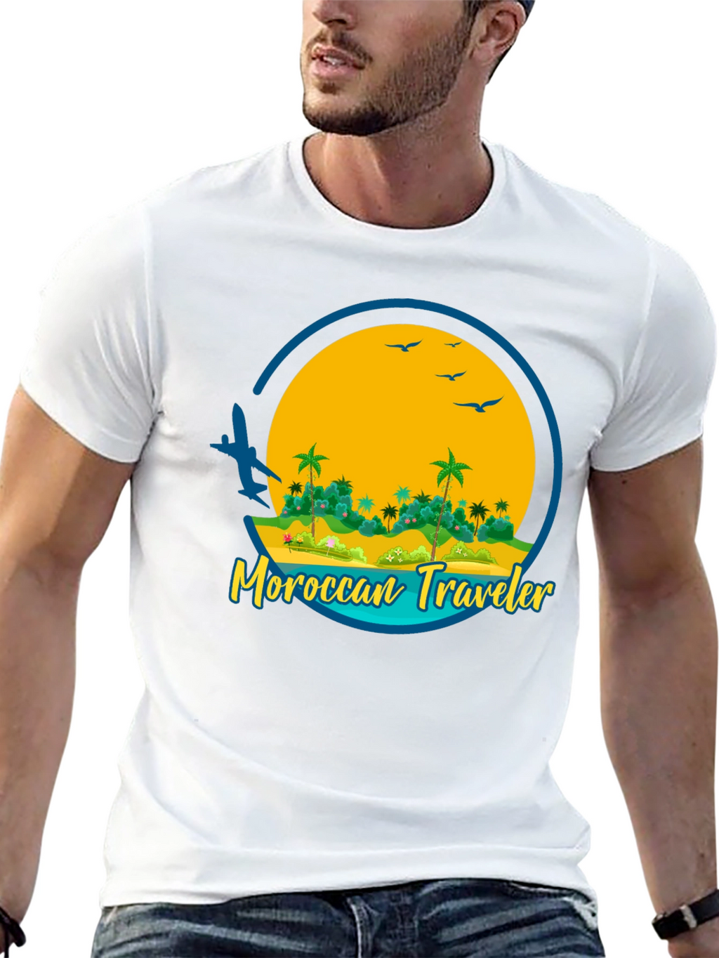 Moroccan Traveler Graphic T-Shirt