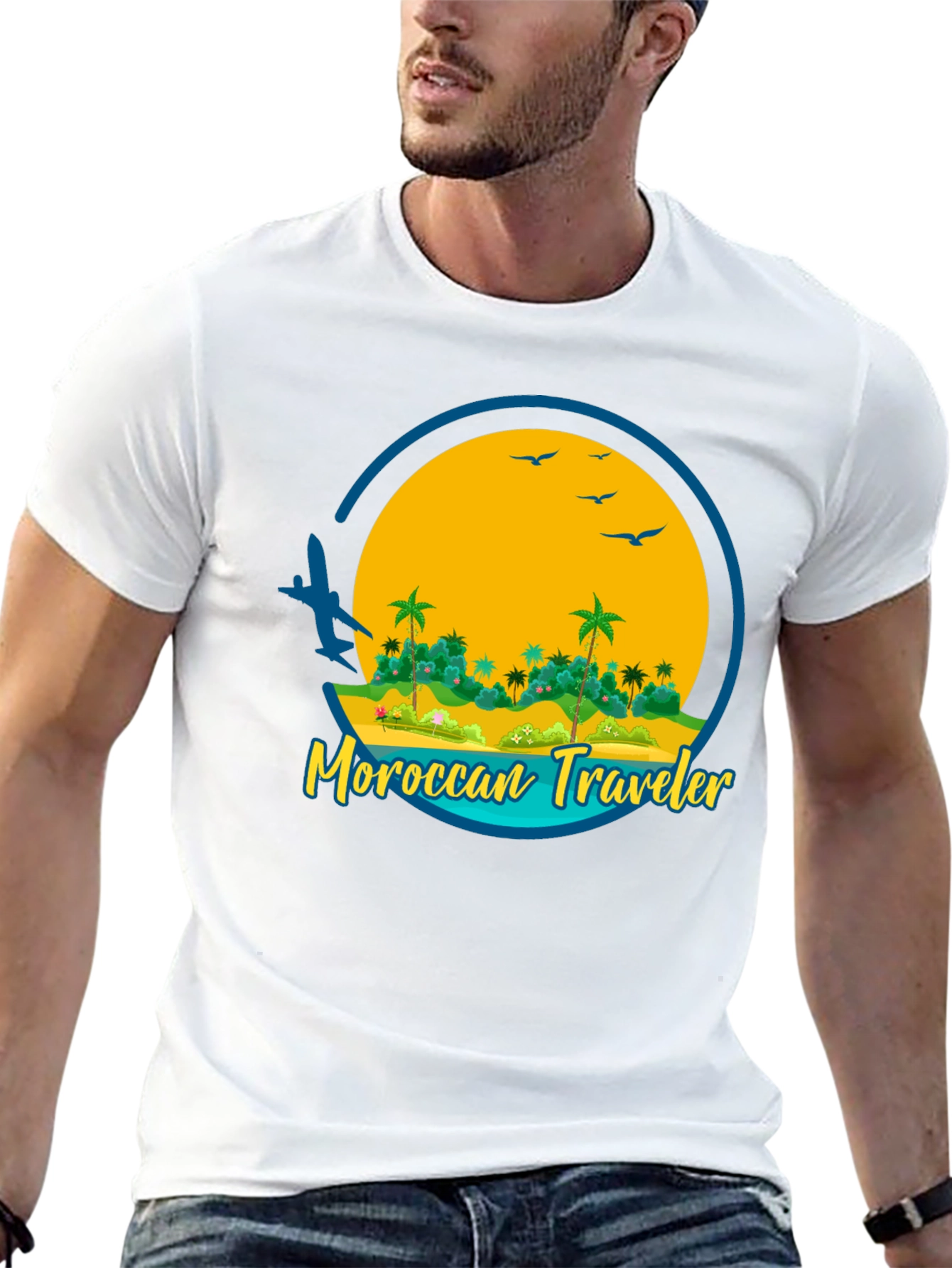 Moroccan Traveler Graphic T-Shirt